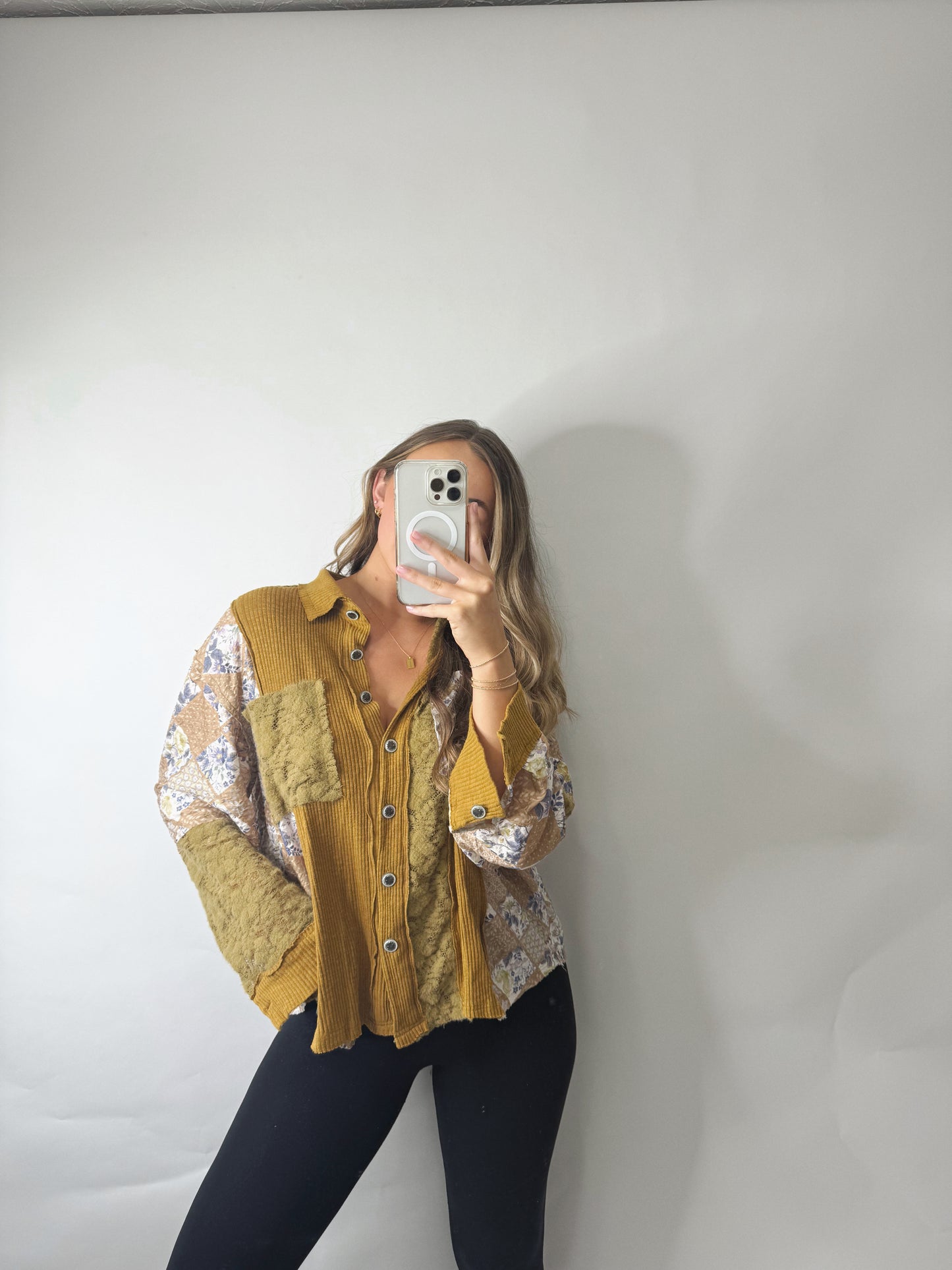 The Vicki | Oversized Floral Button Up