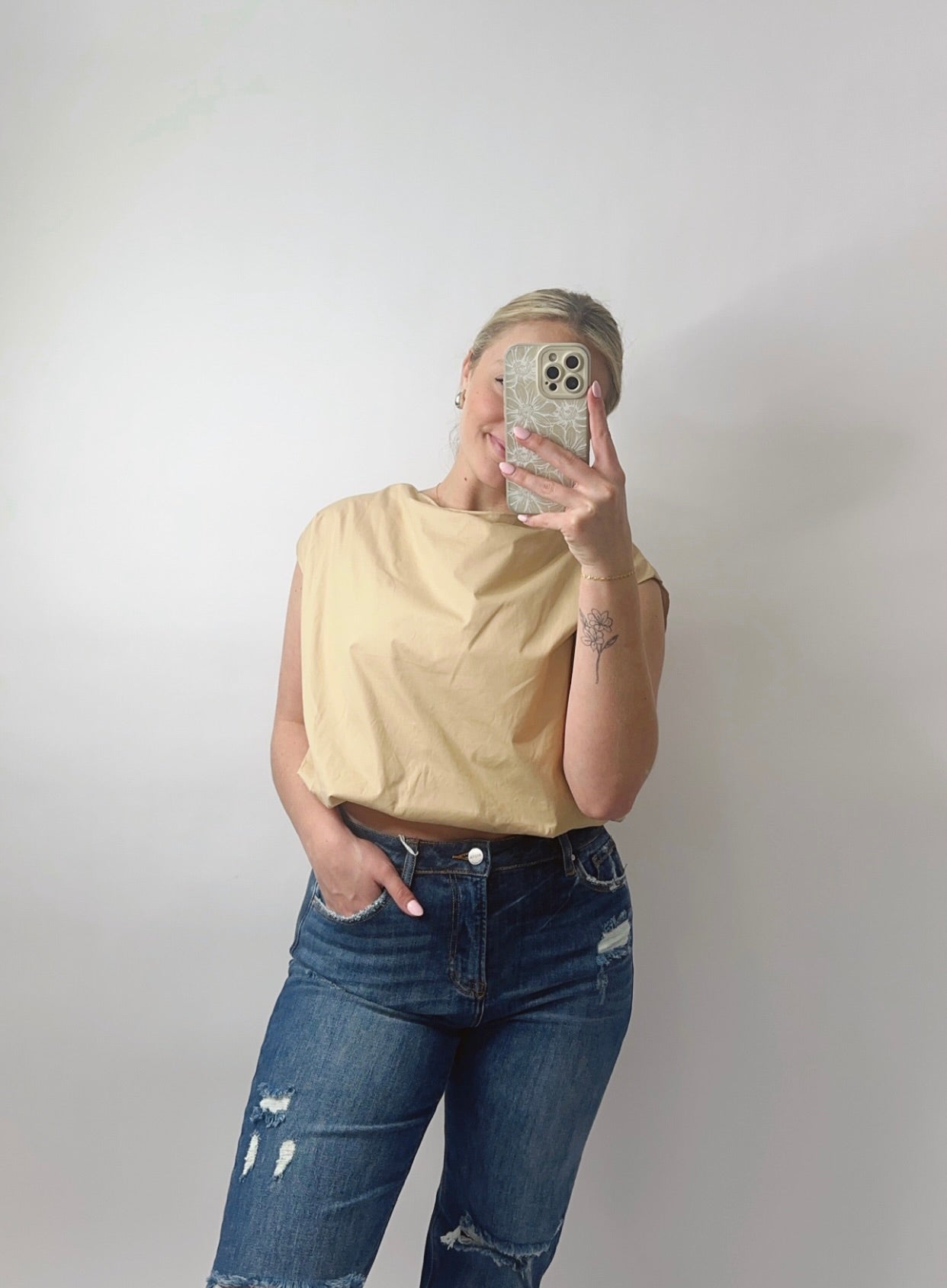 The Lauren | Drape Neck Top