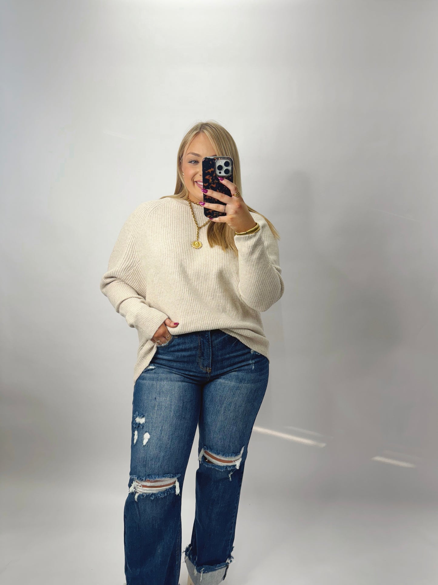 The Jenny | Dolman Sleeve Sweater