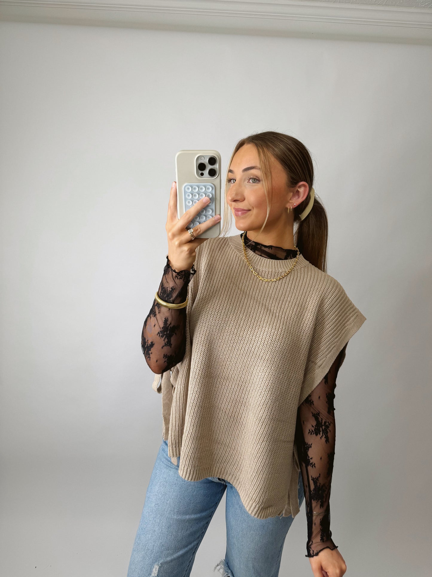 The Luna | Oversized Sweater Vest
