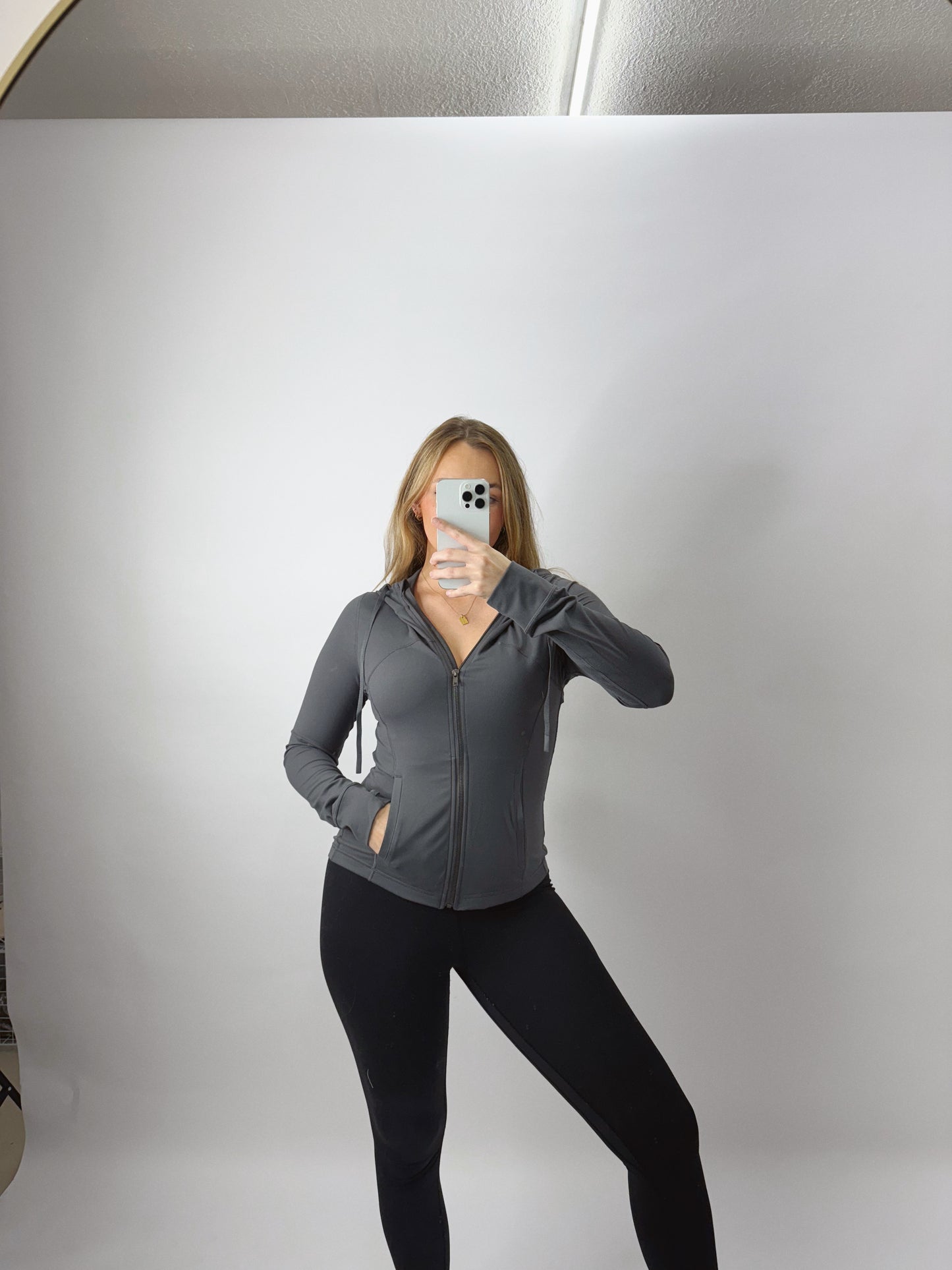The Willow | Charcoal Active Jacket