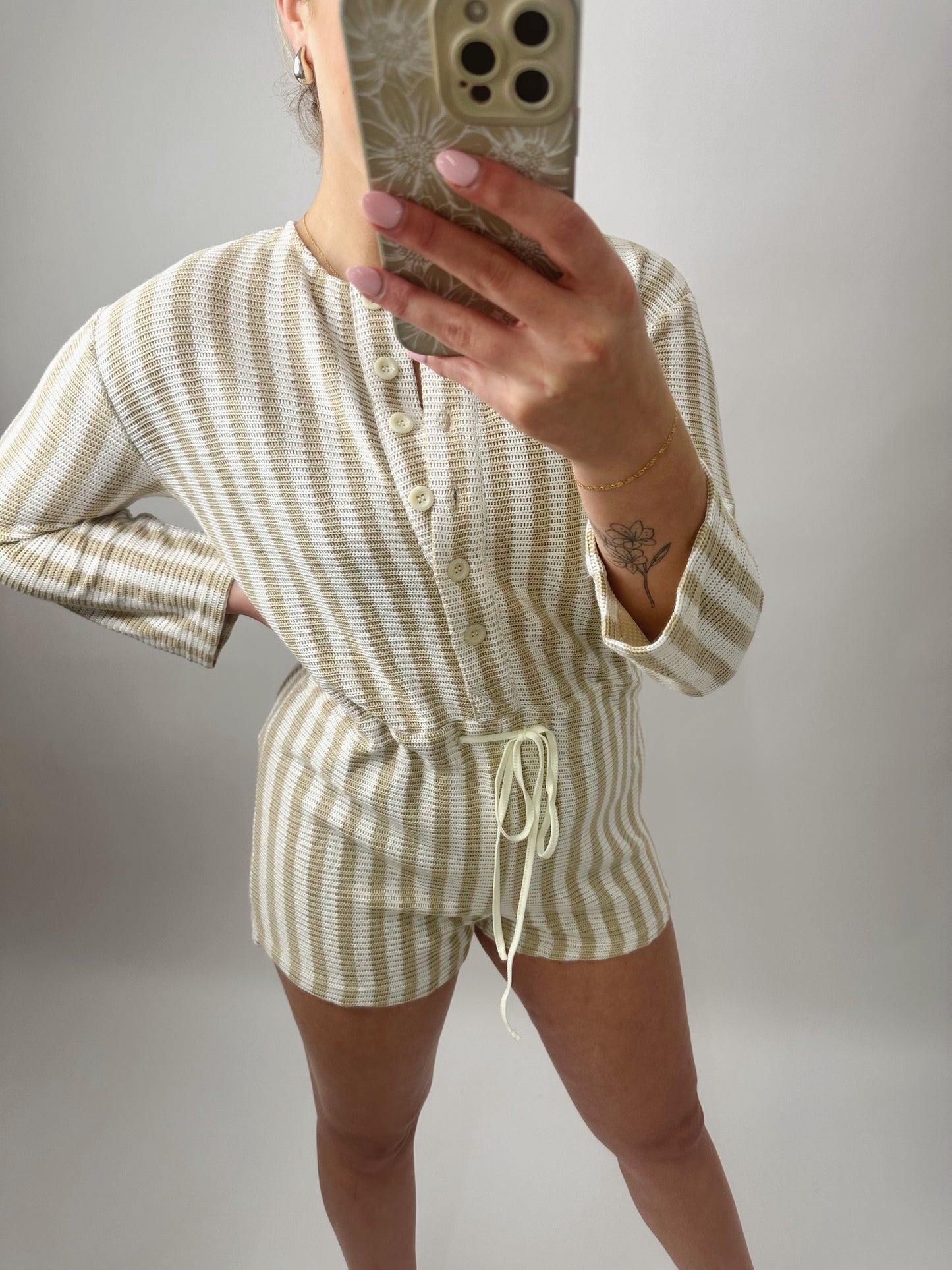 The Meghan | Striped Romper