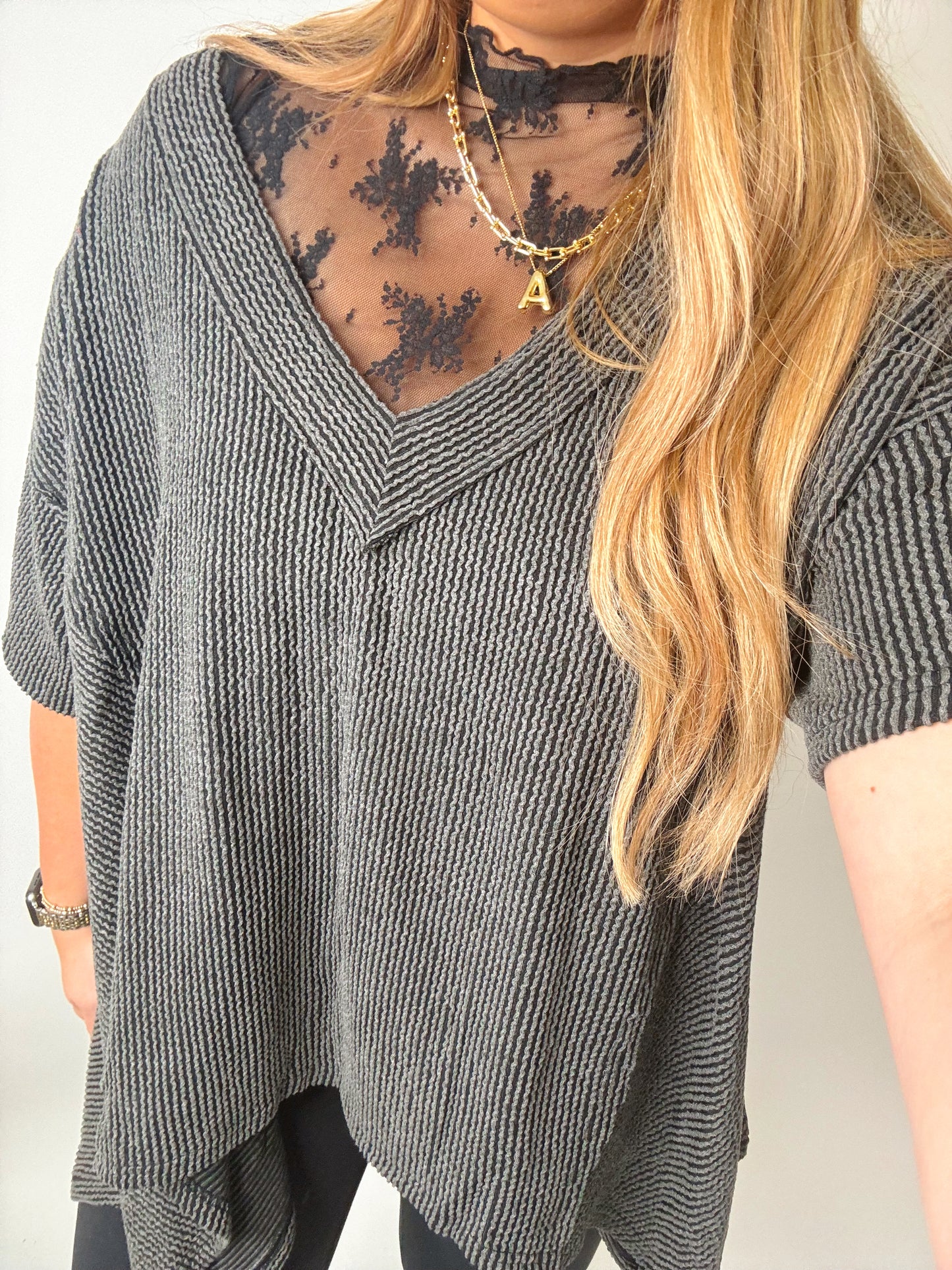 Lace Undershirt | Short Sleeve