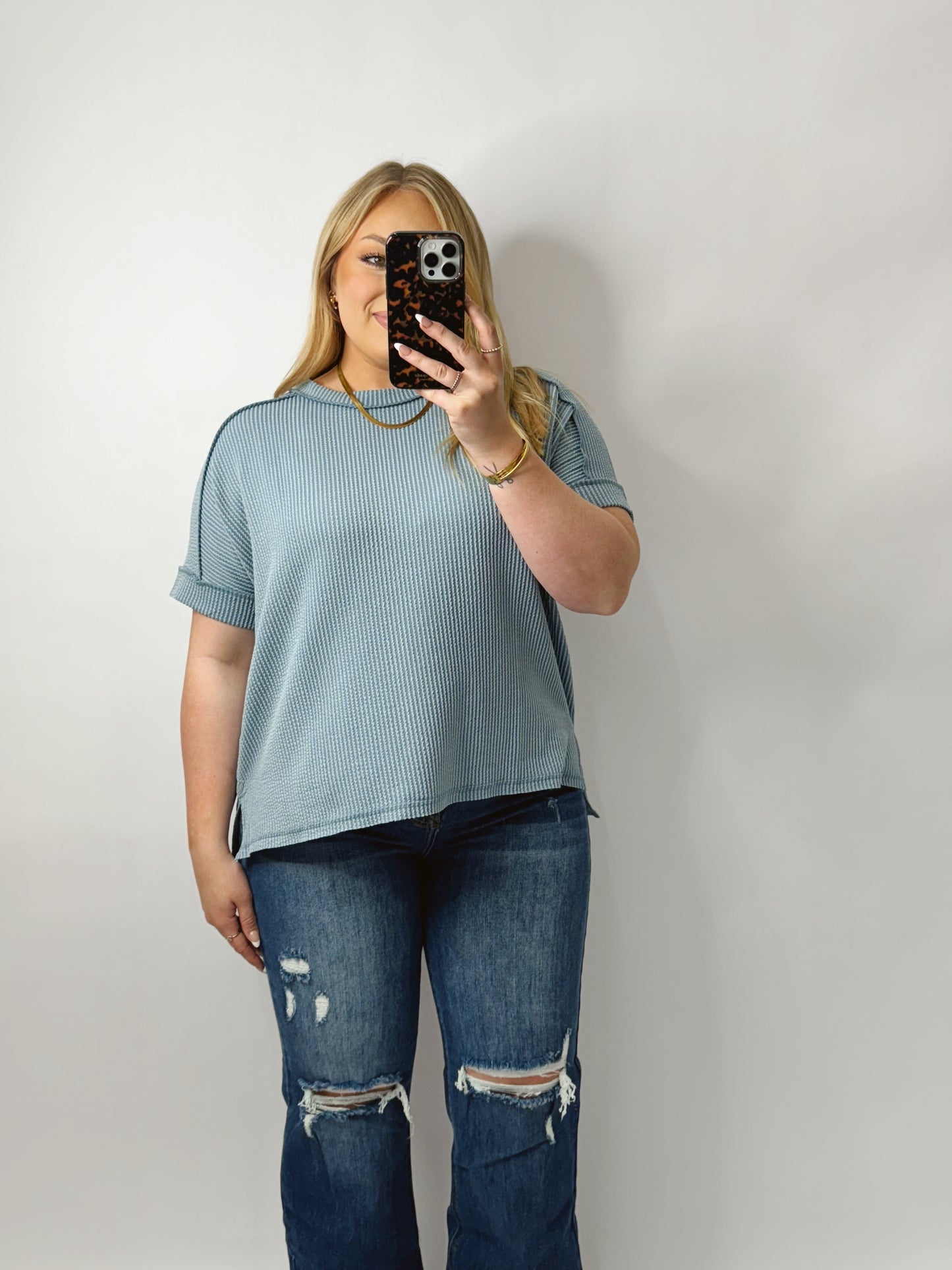 The Caroline | Ribbed Tee