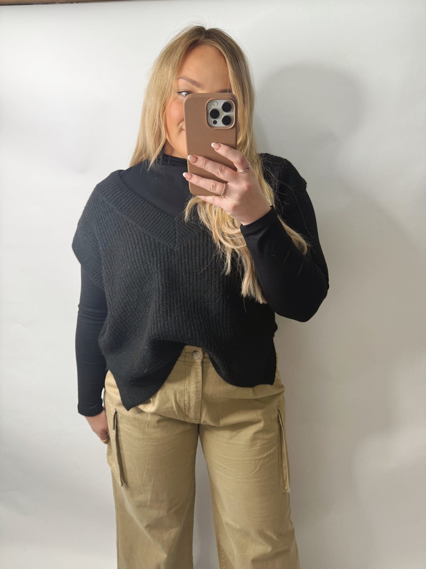 The Landry | Black Sweater Vest