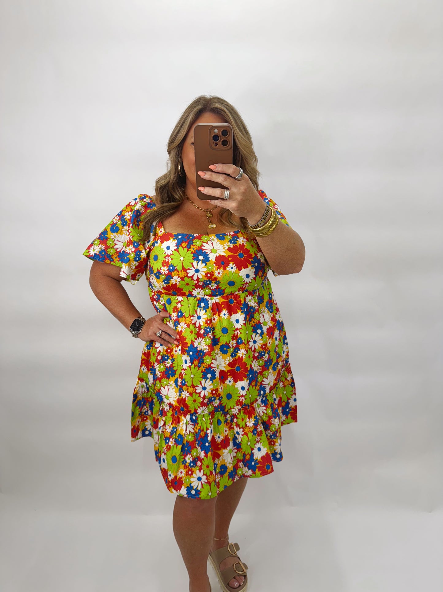 The Tonya | Floral Retro Dress
