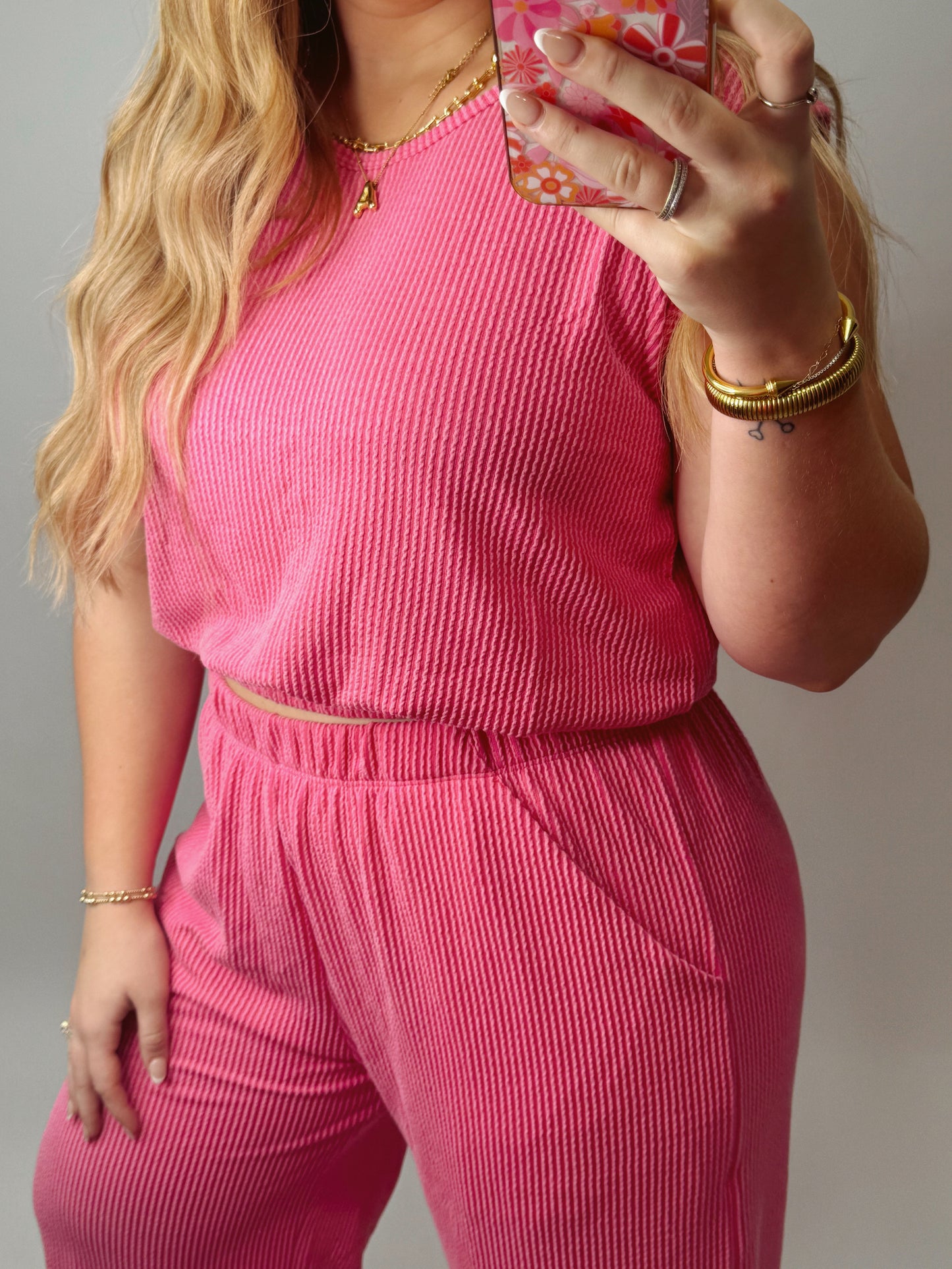 The Miley | Crop Pants Set