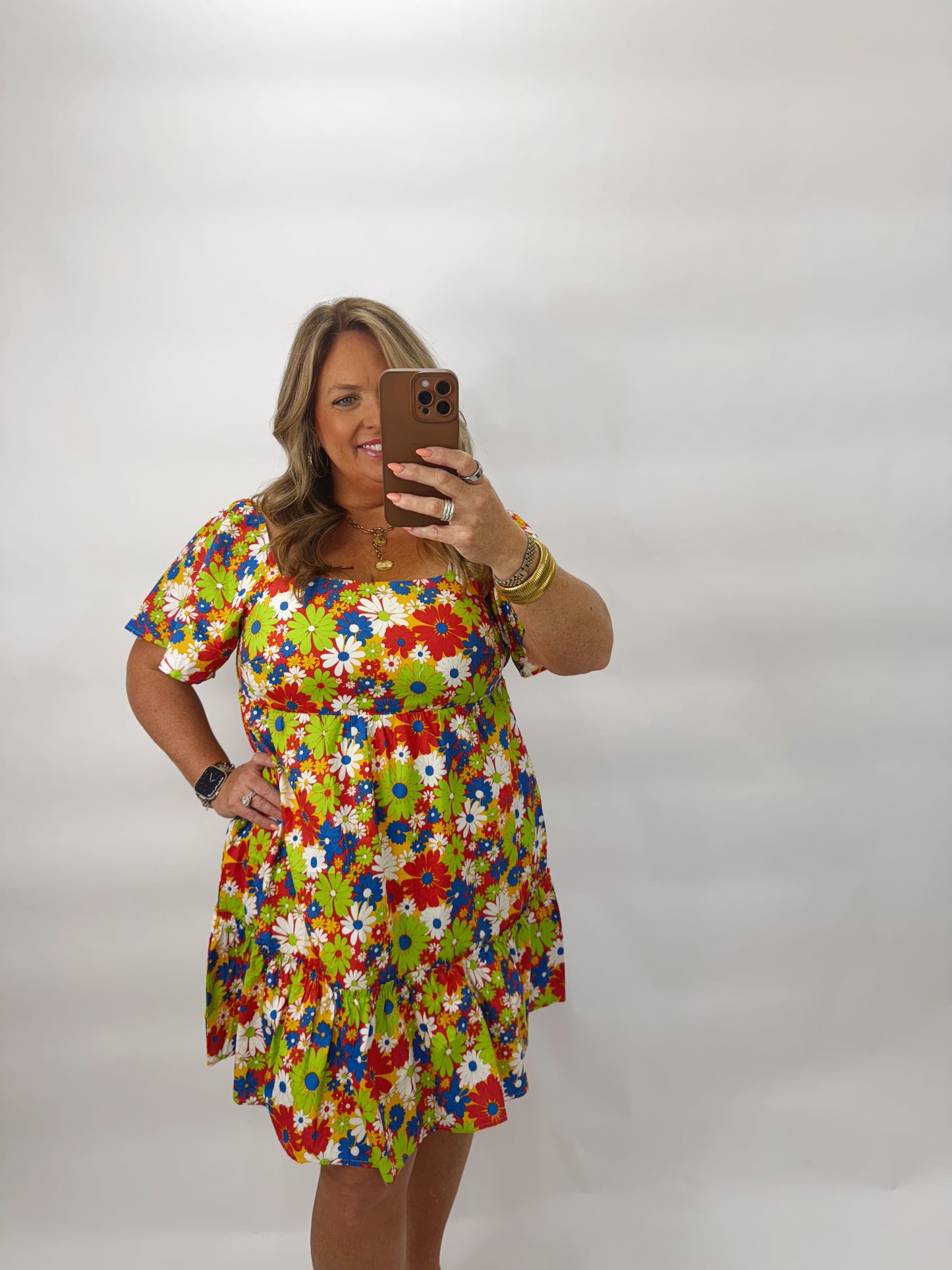 The Tonya | Floral Retro Dress