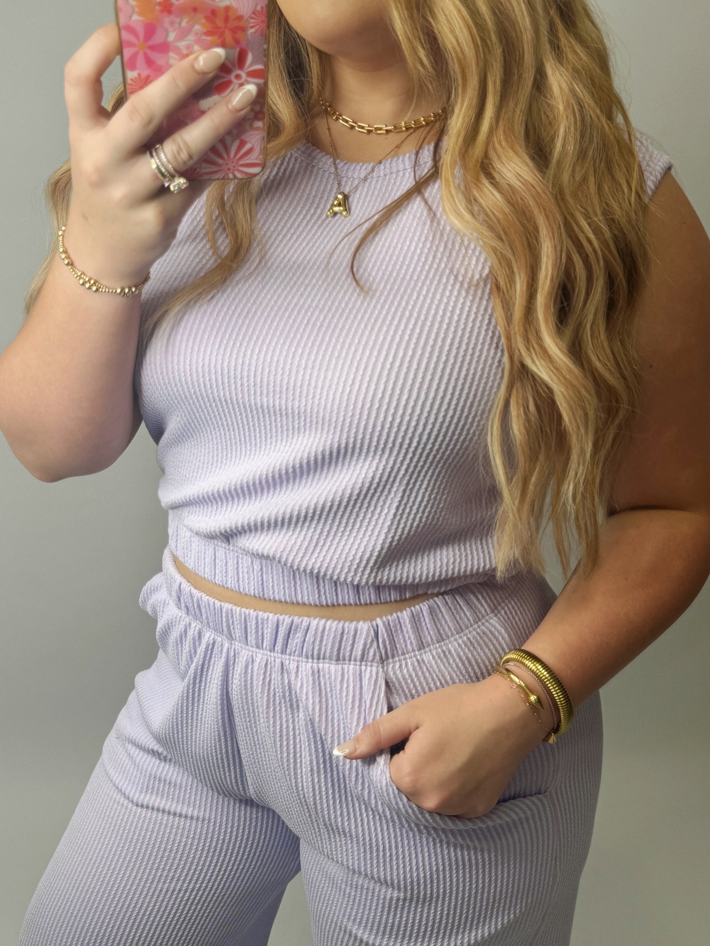 The Miley | Crop Pants Set