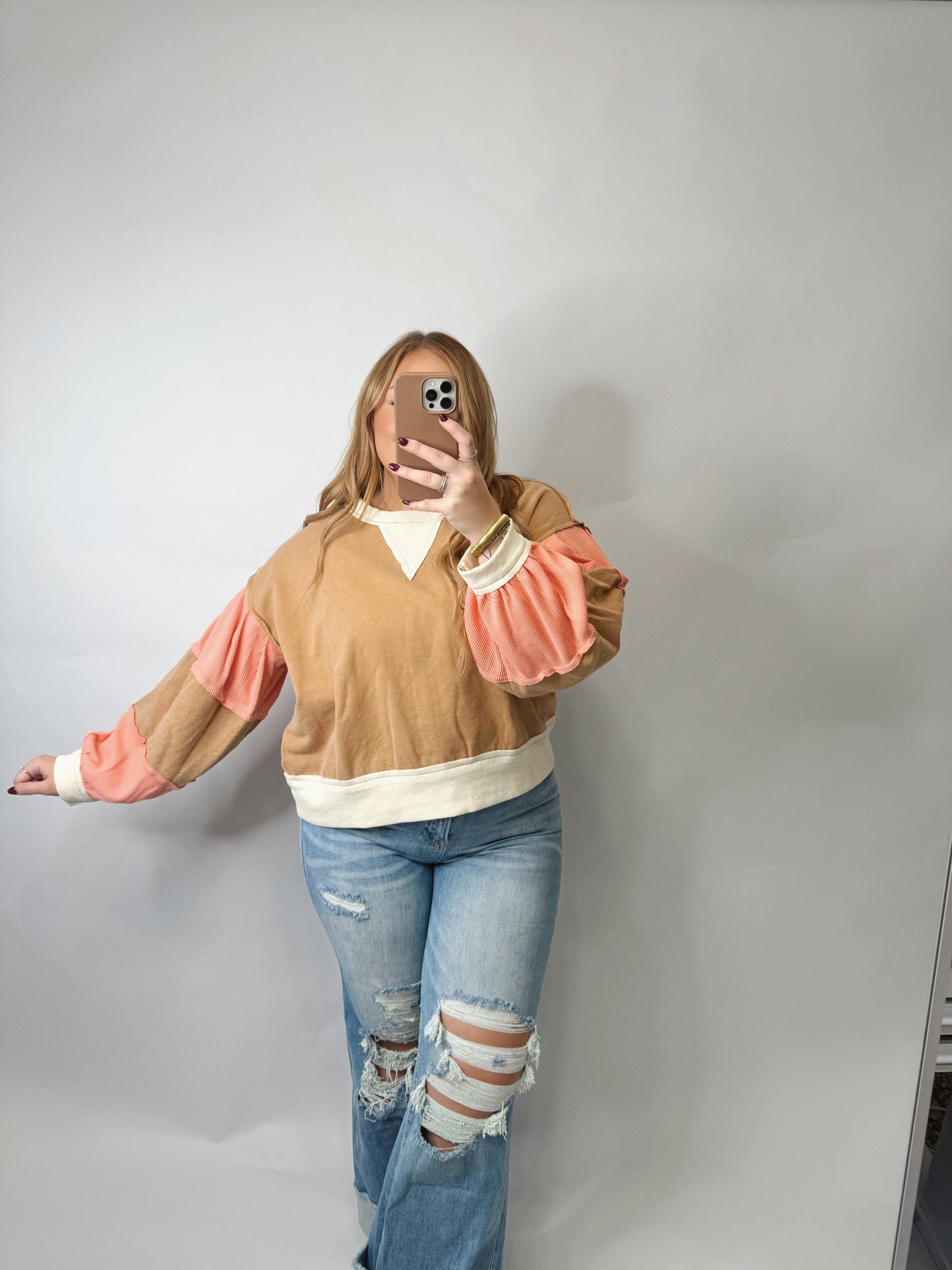 The Marissa | Colorblock Sweatshirt