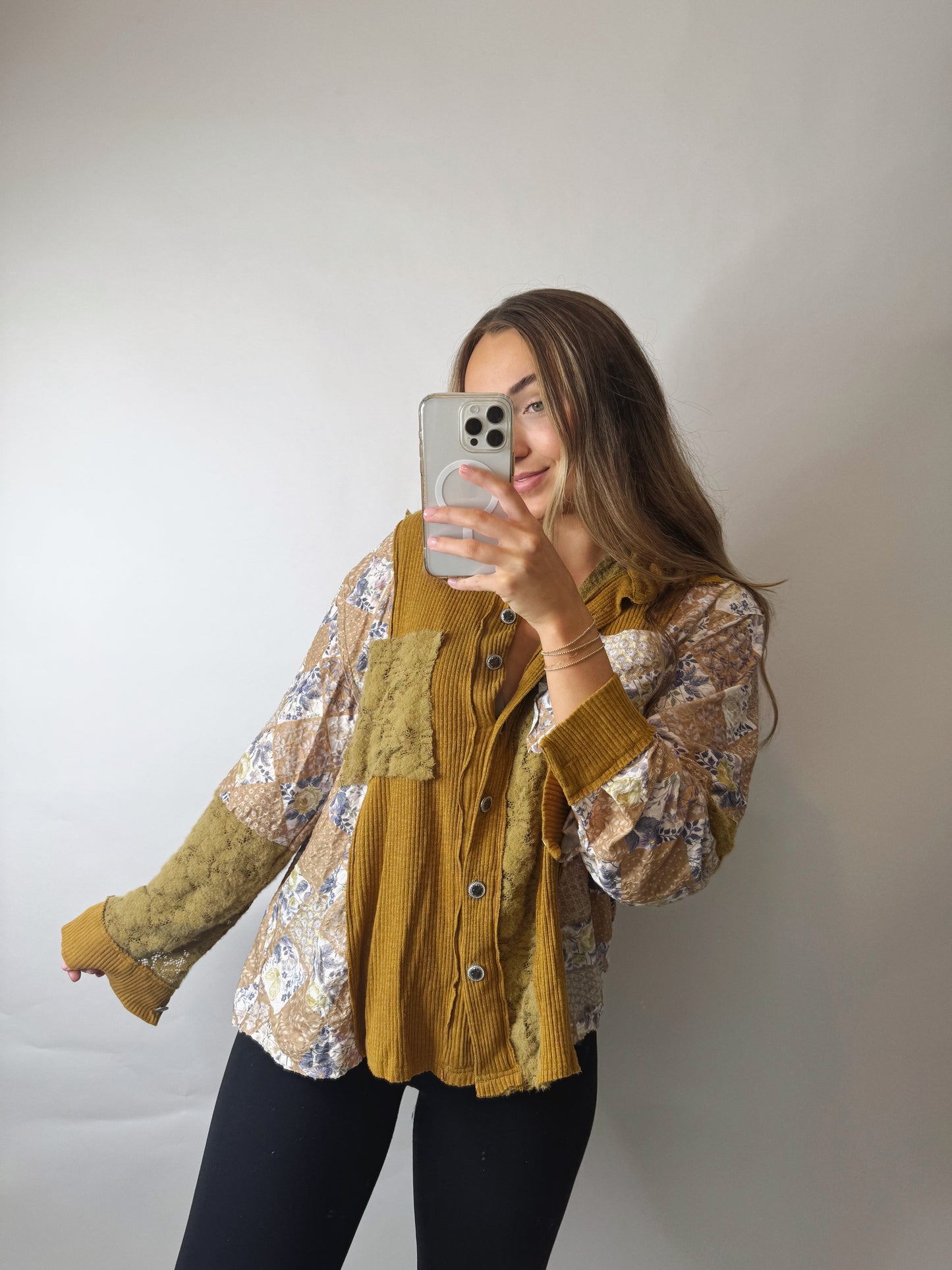 The Vicki | Oversized Floral Button Up