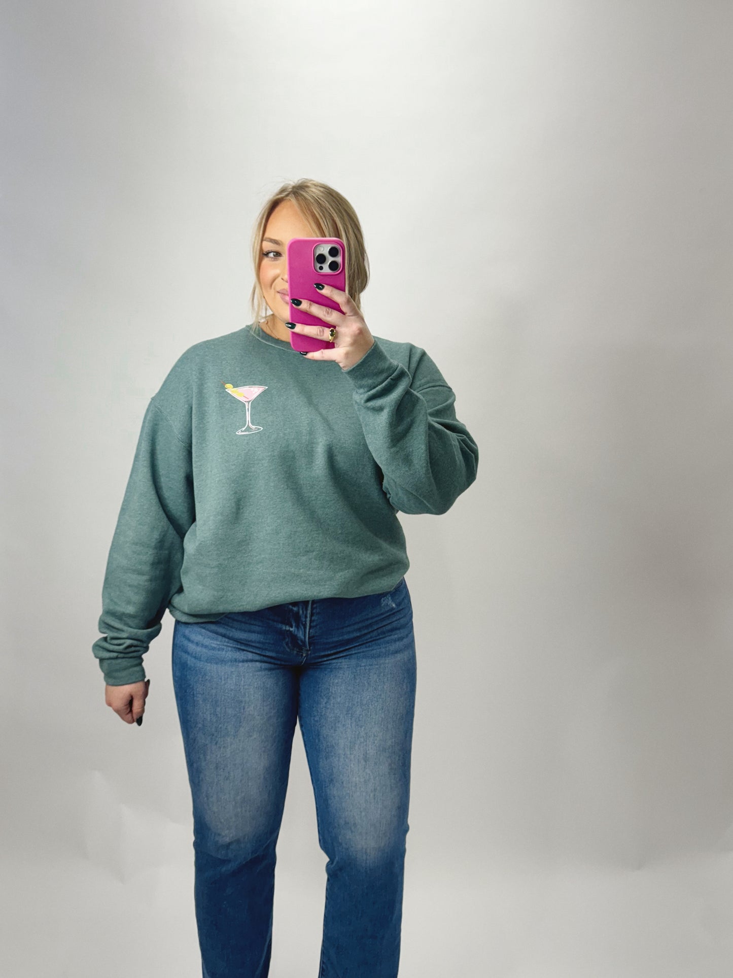 CHEERS | Green Sweatshirt