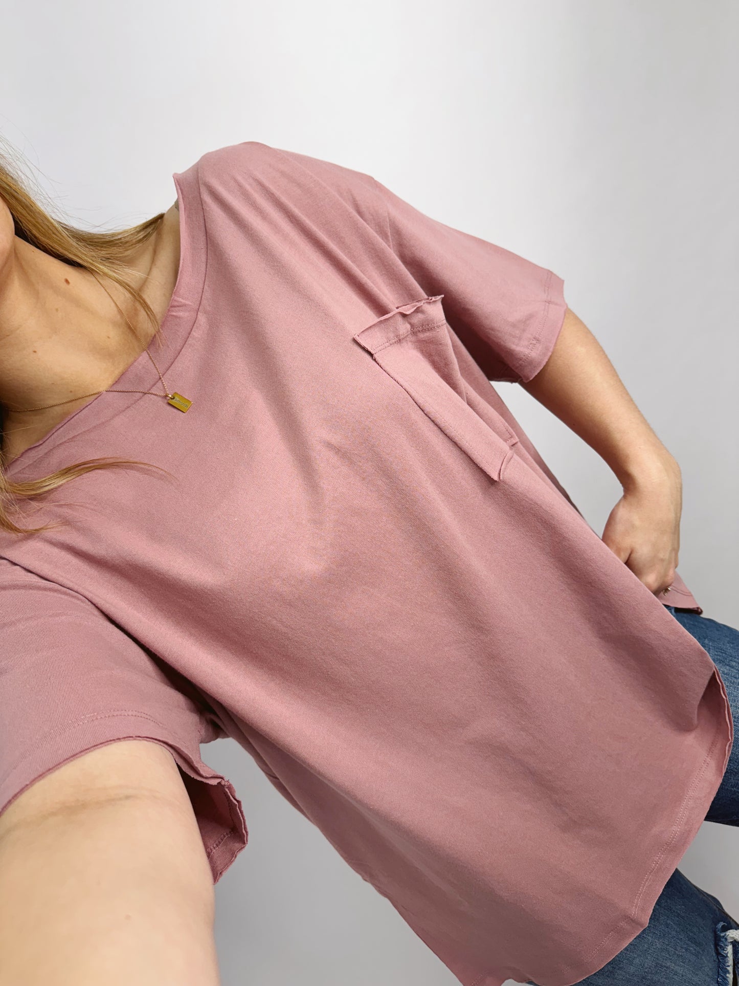 The Doris | Pink Oversized Tee