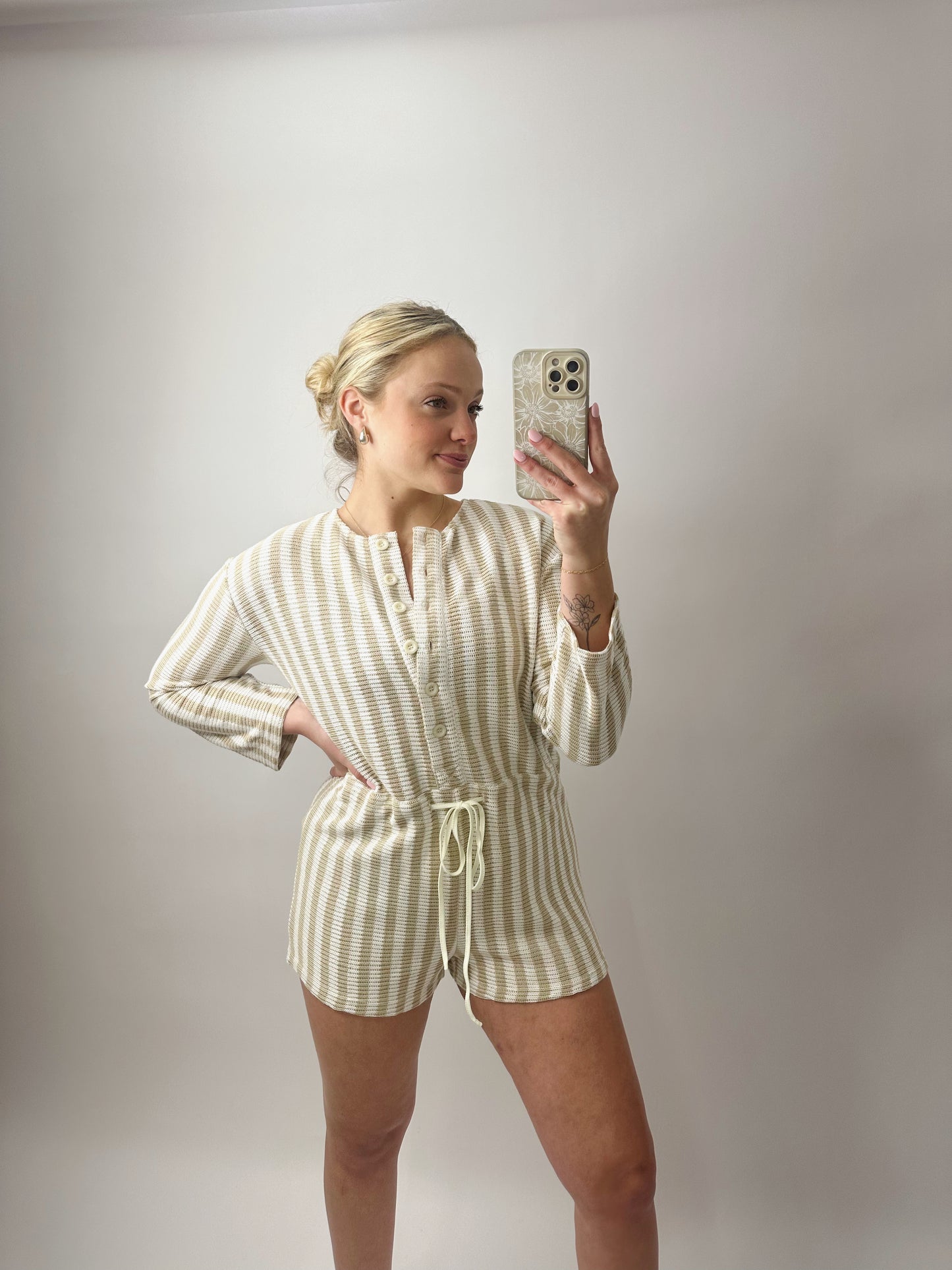 The Meghan | Striped Romper