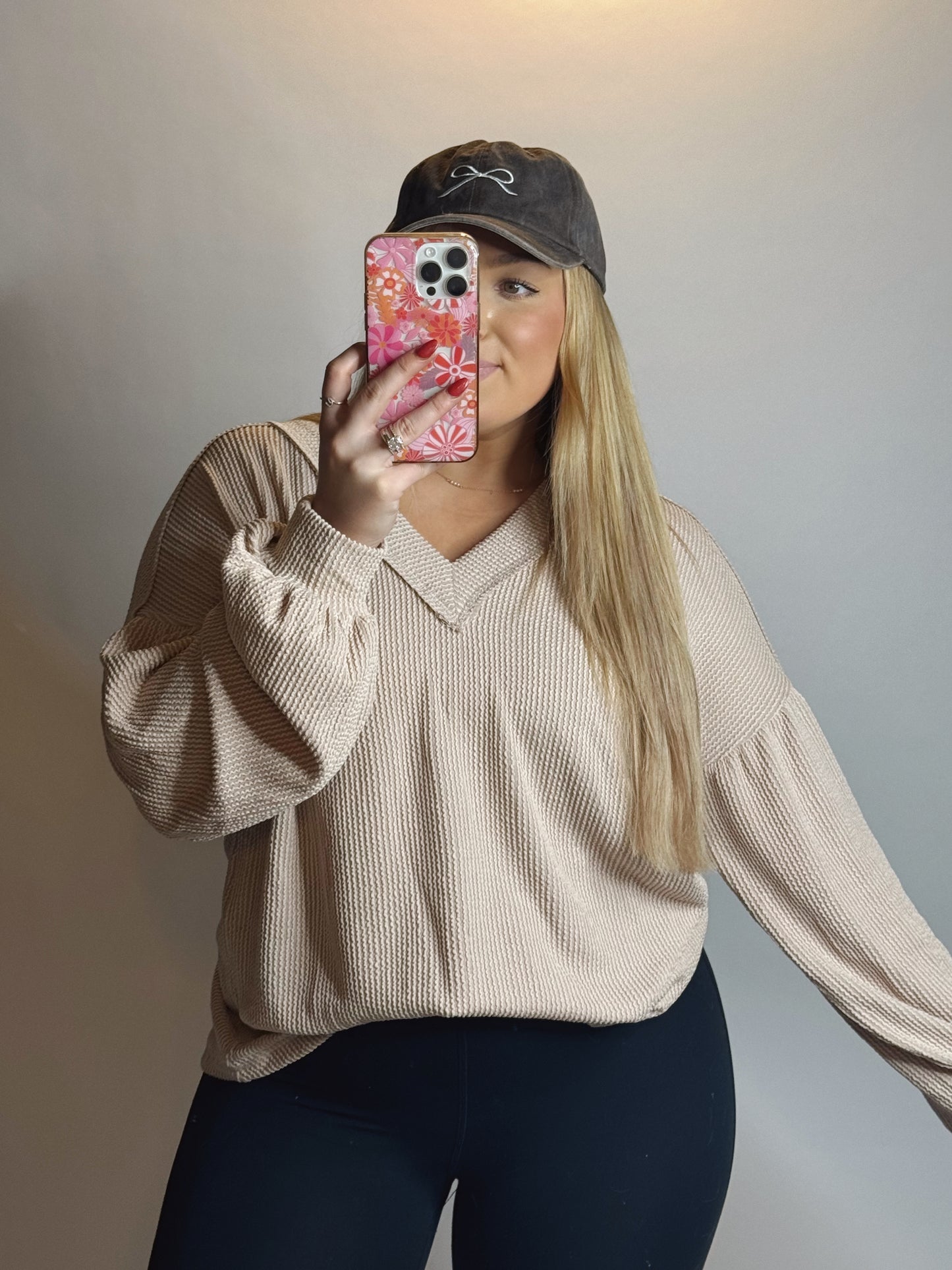 The Winter | Neutral Ribbed Pullover