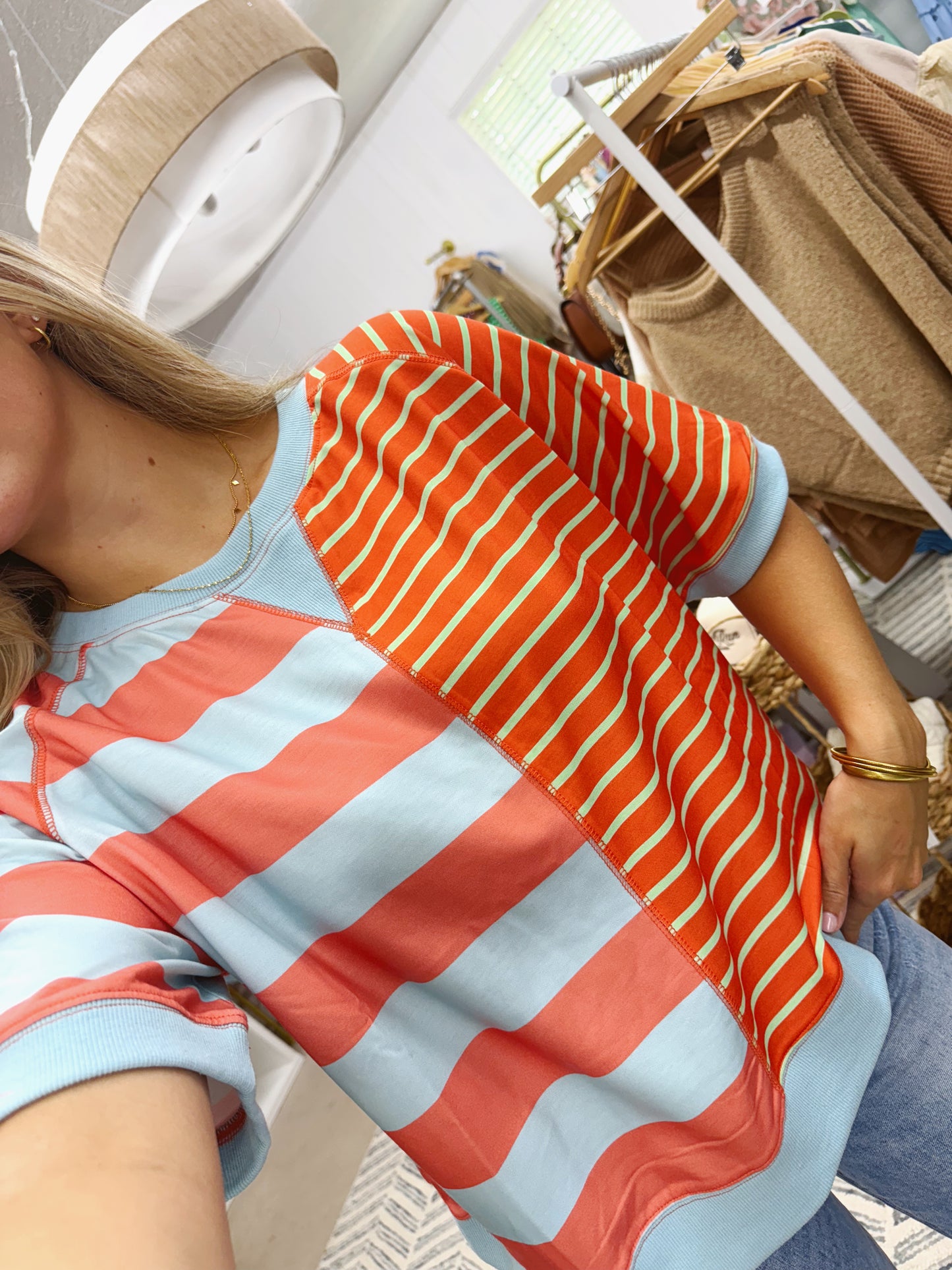 The Marena | Striped Top