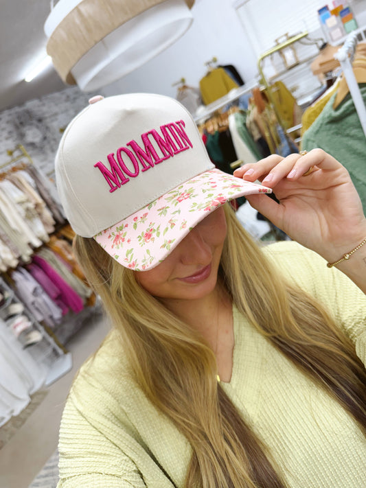 The Floral Mommin Hat | Pink