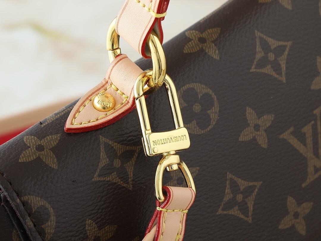 L/V Insp Brown Handle Bag