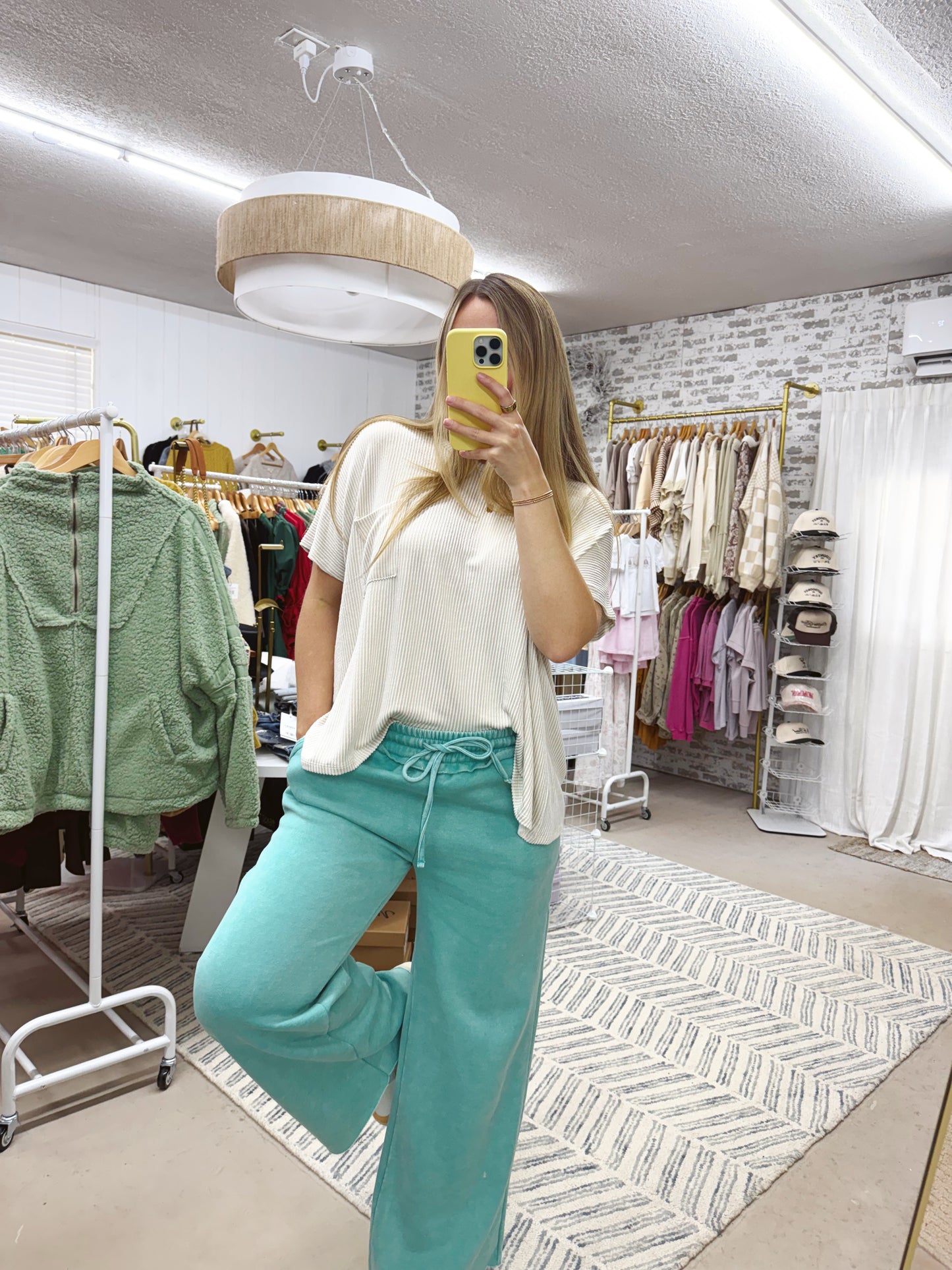 The Everyday Sweatpants | Acid Wash Teal