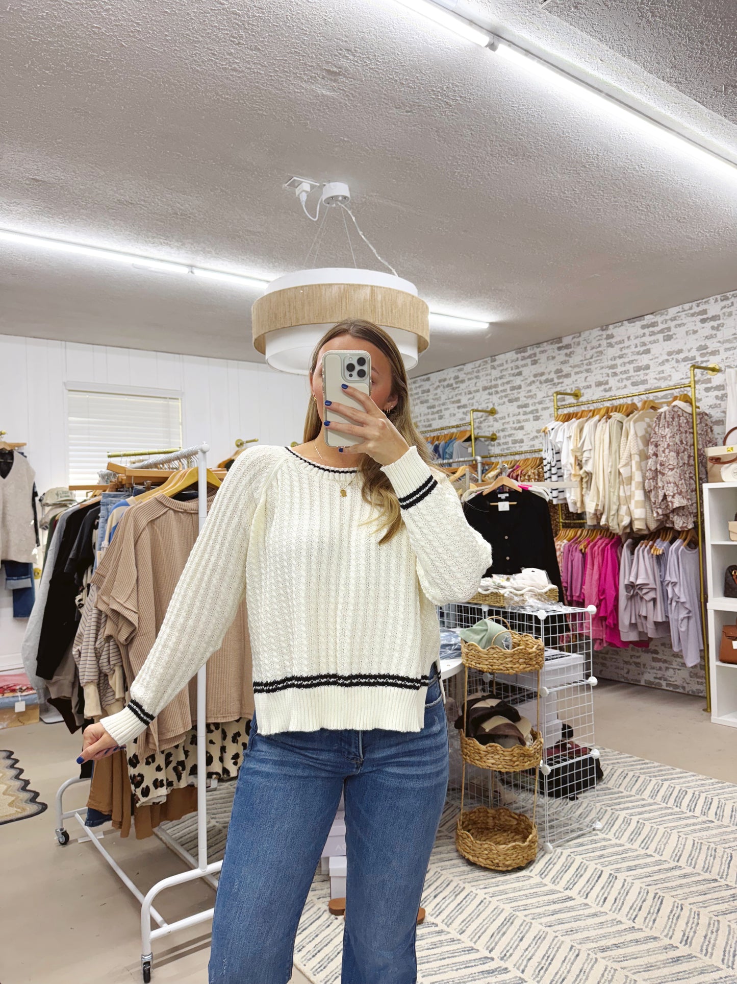 The Cream Cable Knit Sweater
