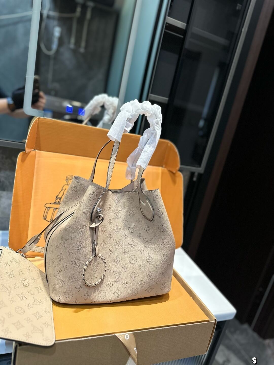 LV Inspired Tan Tote