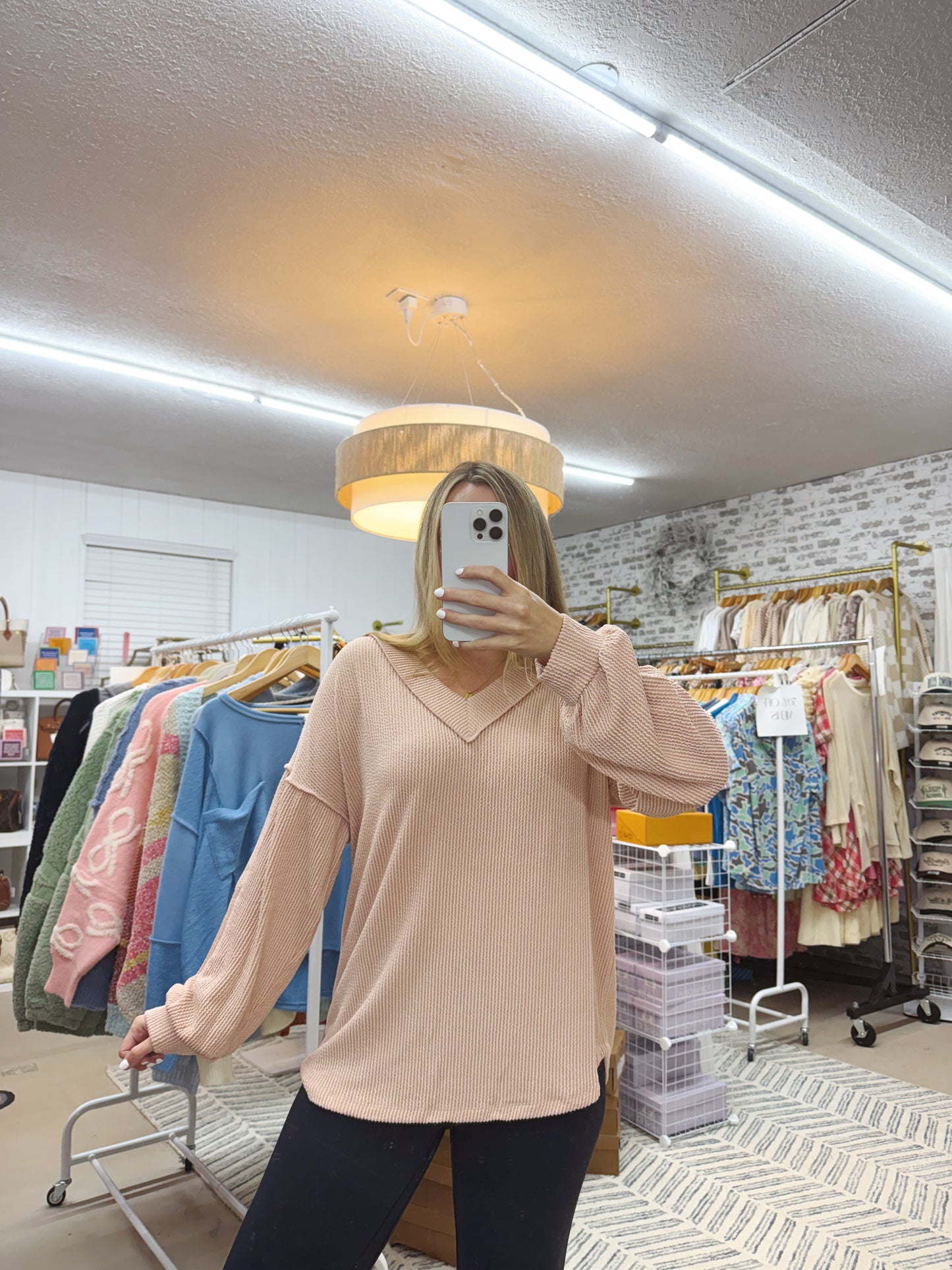 The Winter 2.0 | Nude Ribbed Pullover