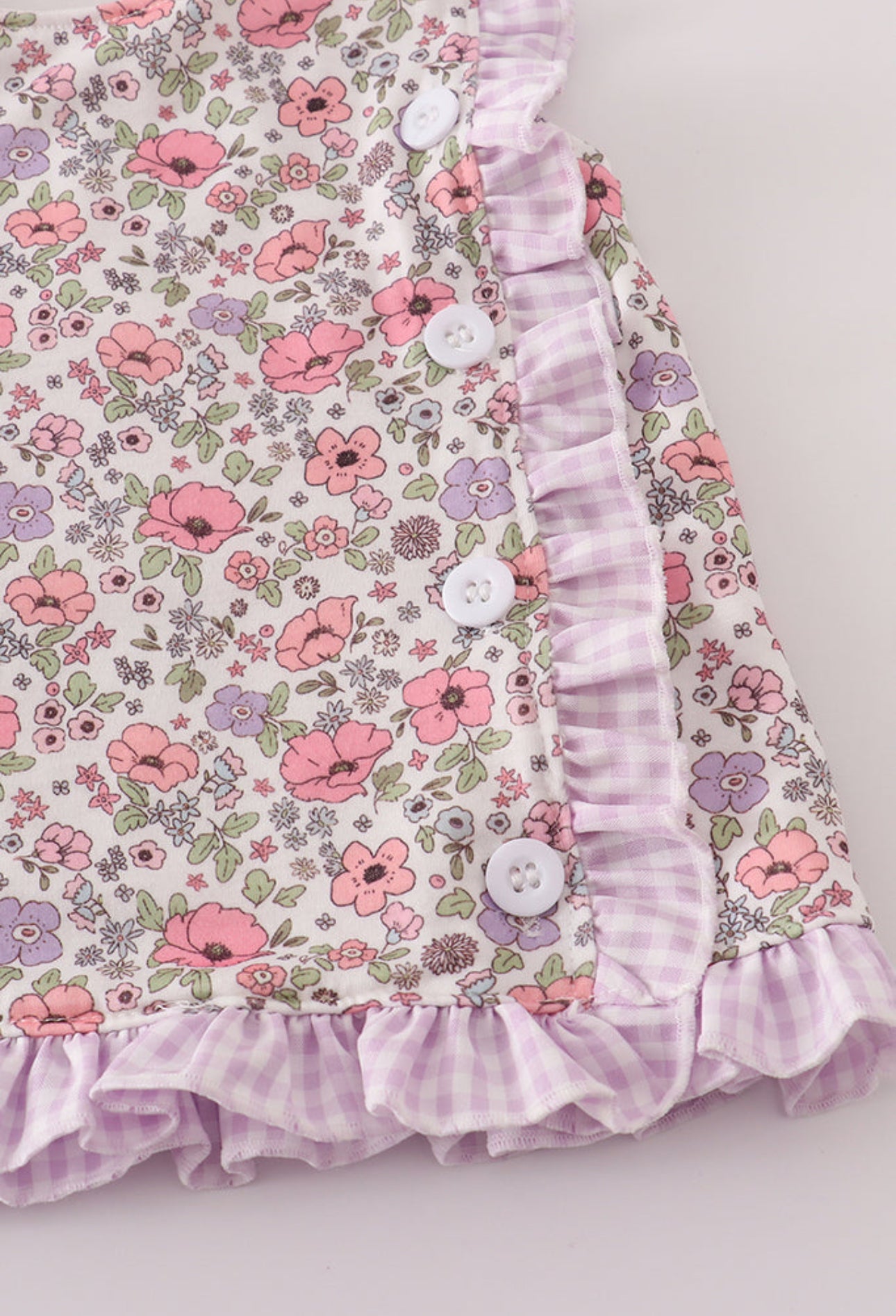 The Millie | Purple Floral Bloomer Set