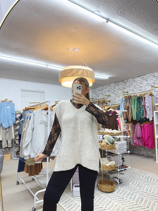 The Deanna | Buckled Sweater Vest