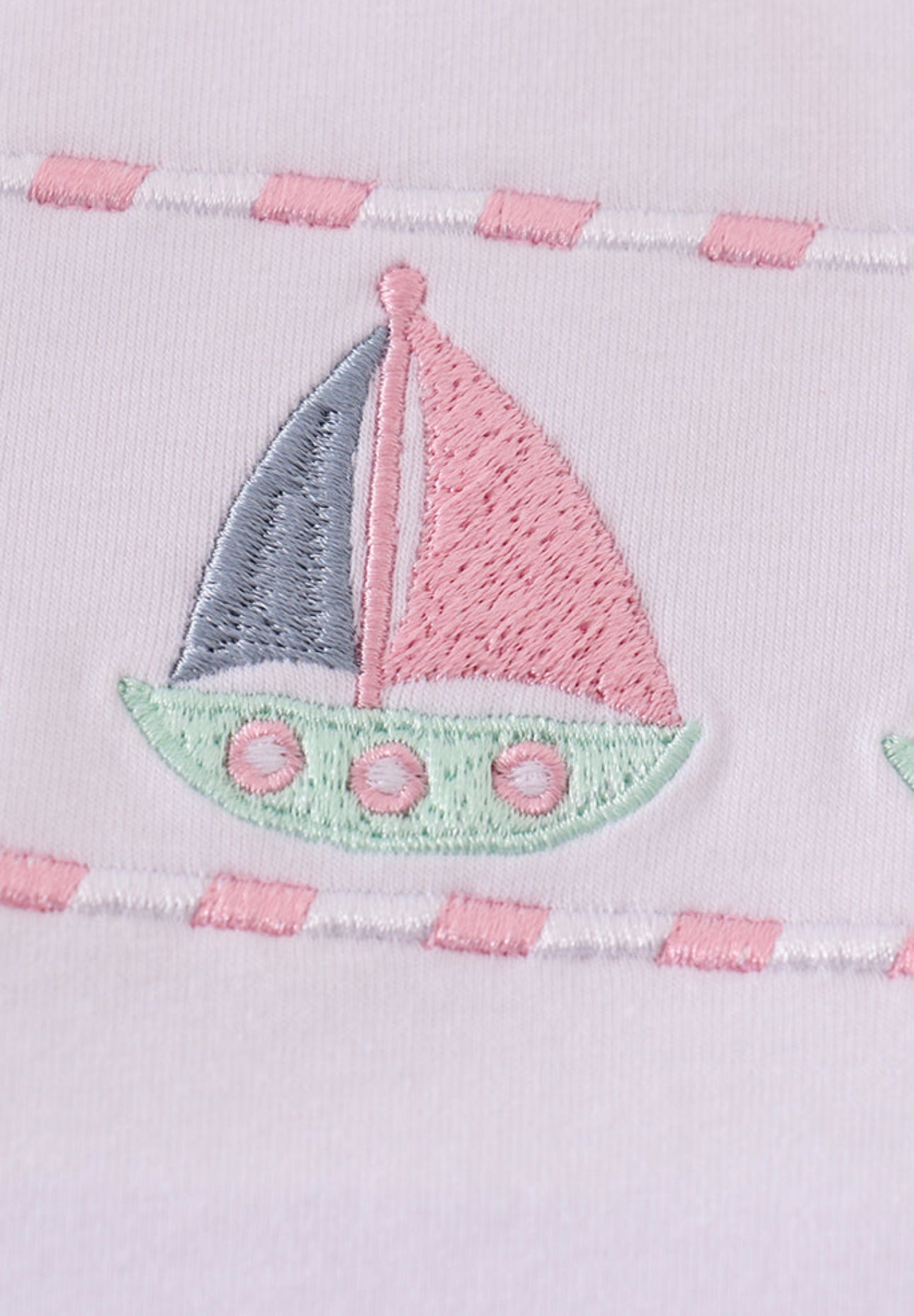 The Lillian | Pink Sailboat Bloomer Set