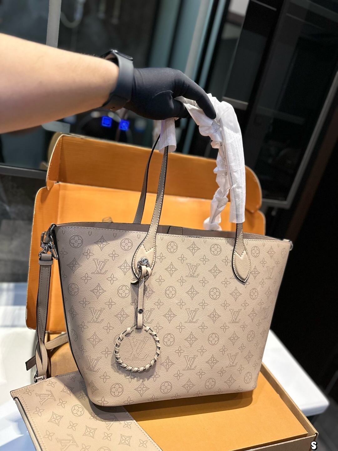 LV Inspired Tan Tote
