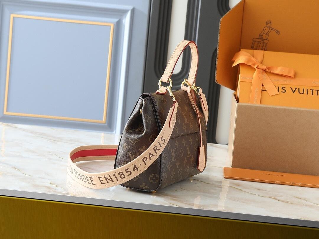 L/V Insp Brown Handle Bag