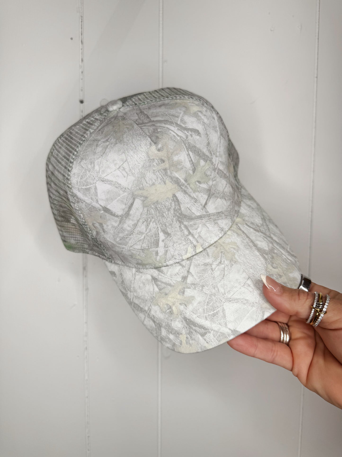 Light Wash Camo | Trucker Hat