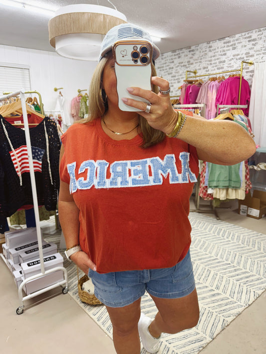 America Patch Tee