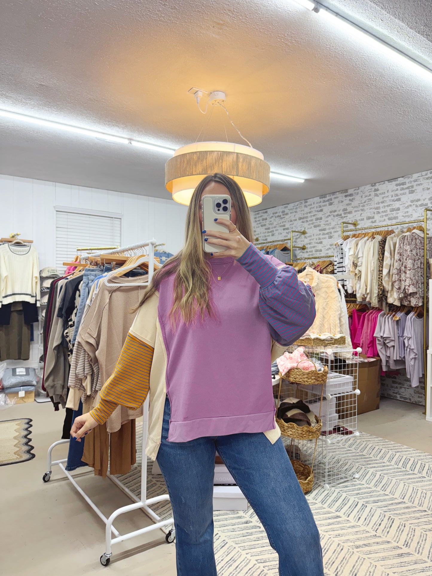 The Angie | Color Block Long Sleeve