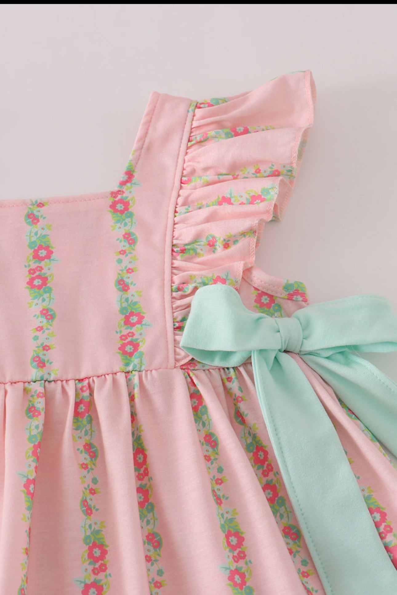 The Mallory | Pink Floral Shorts Set