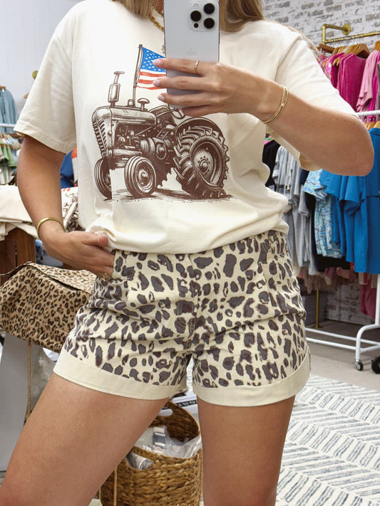 The Leopard Print Shorts