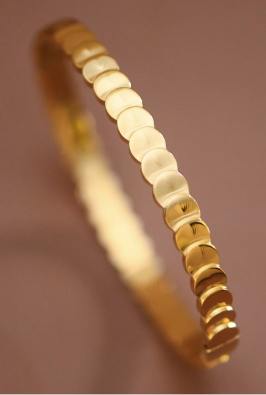 The Stacked Bangle | Gold
