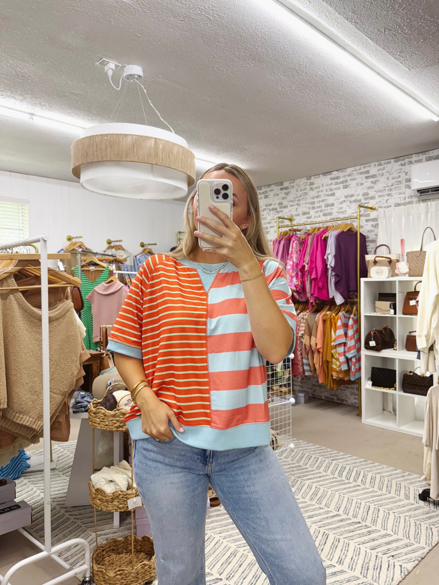 The Marena | Striped Top