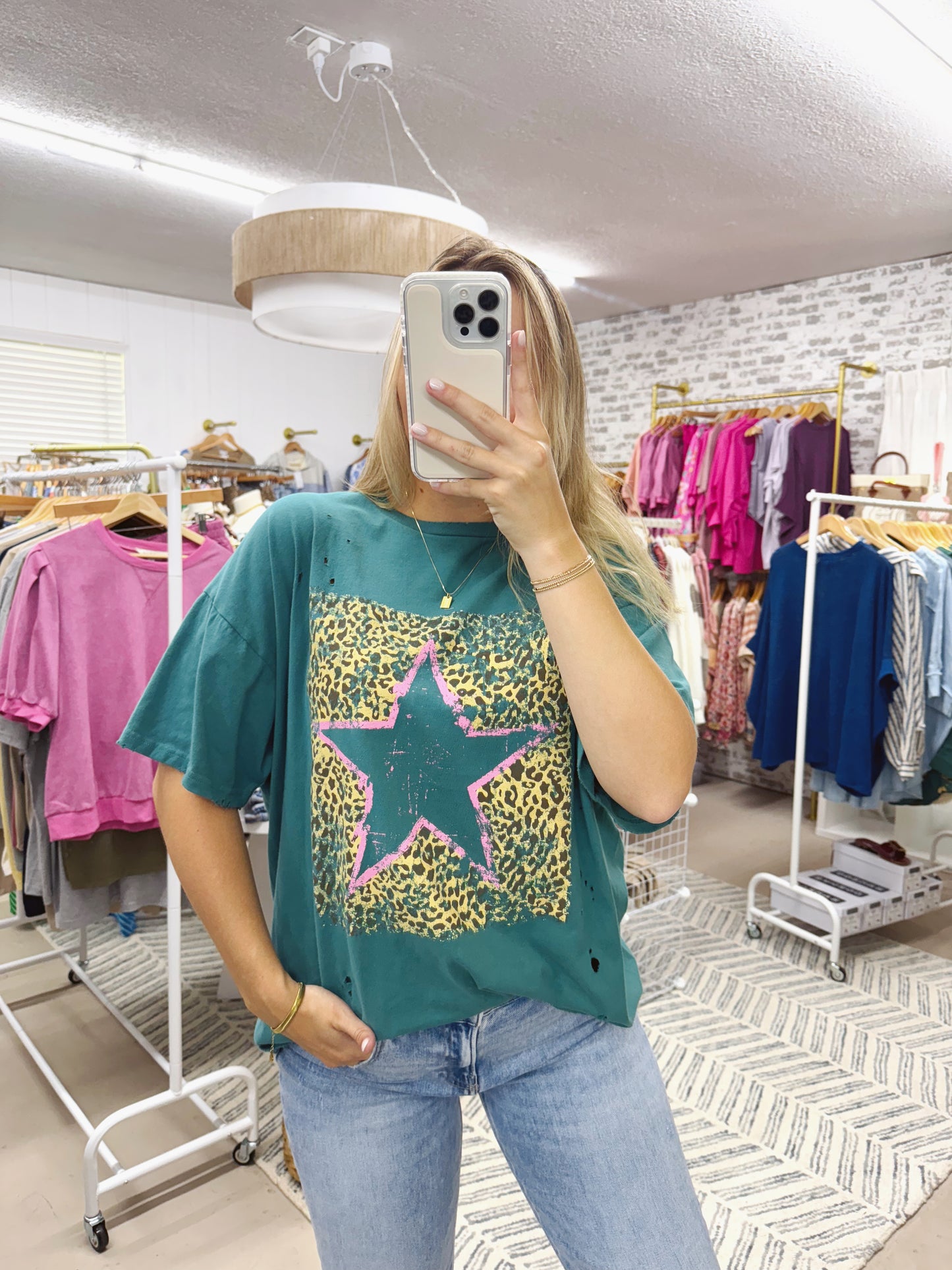 The Star | Distressed Graphic Tee