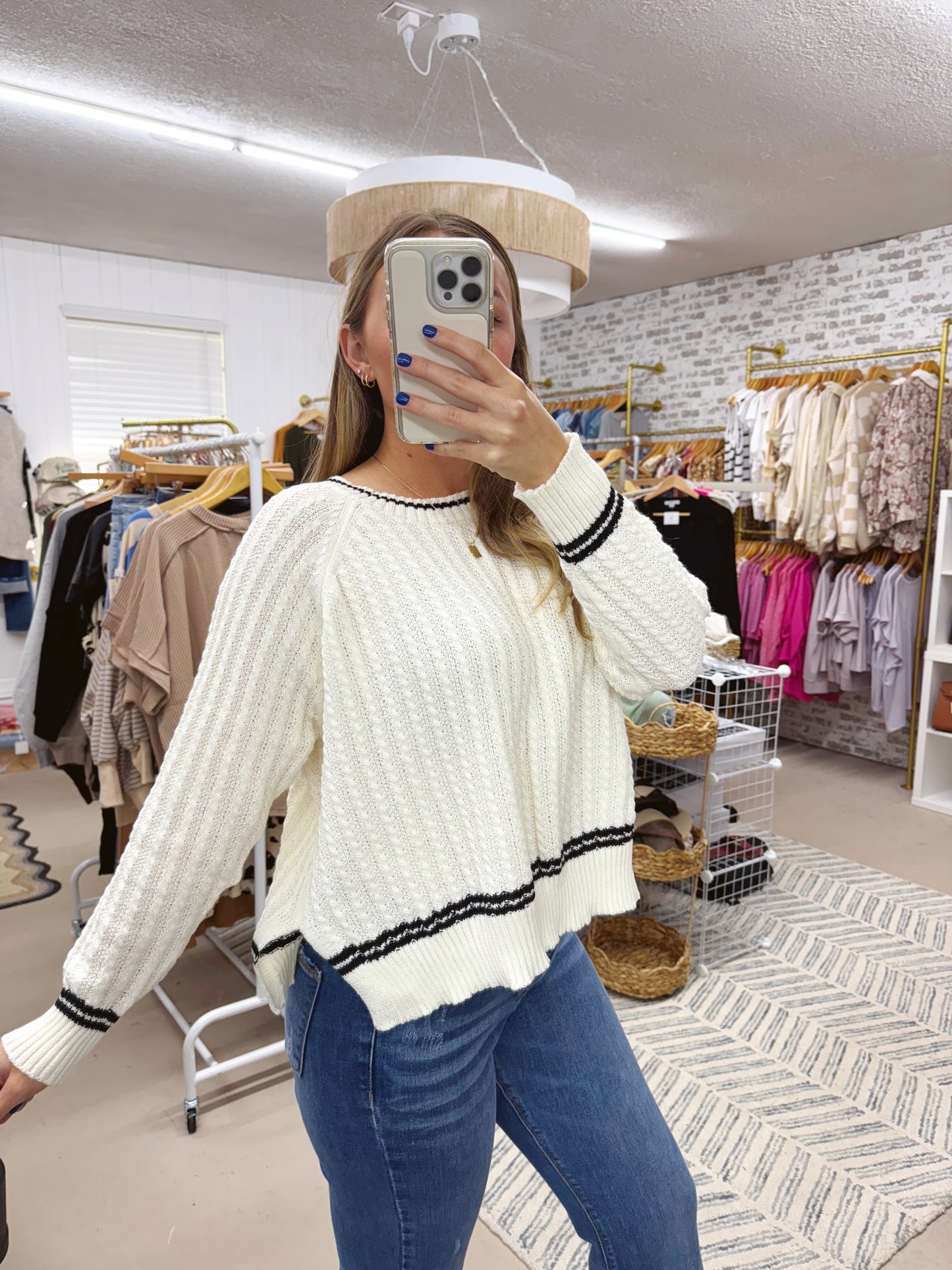 The Cream Cable Knit Sweater
