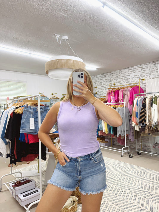The Syd | Lavender Rounded Tank