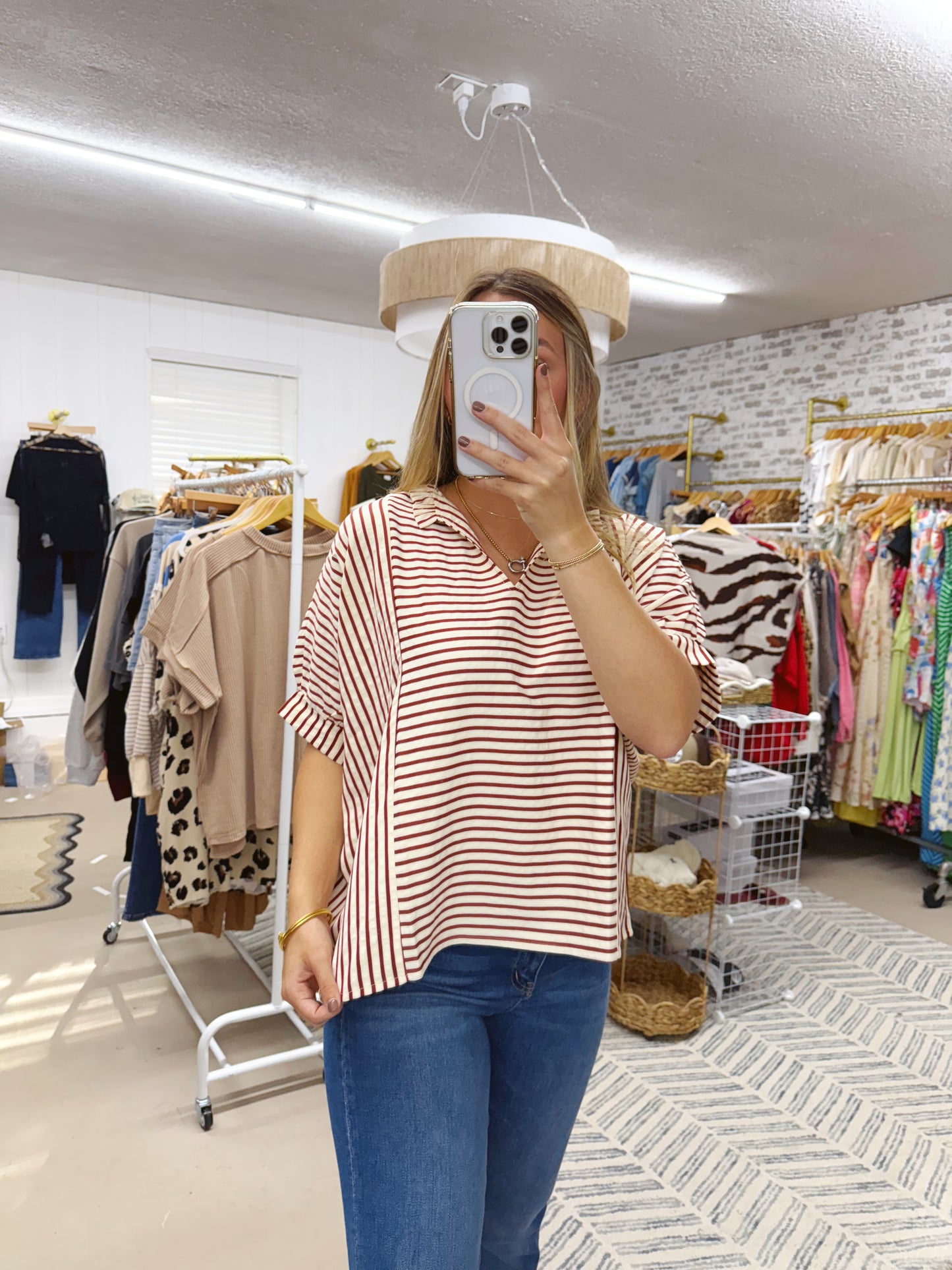 The Mildred | Oversized Striped Top