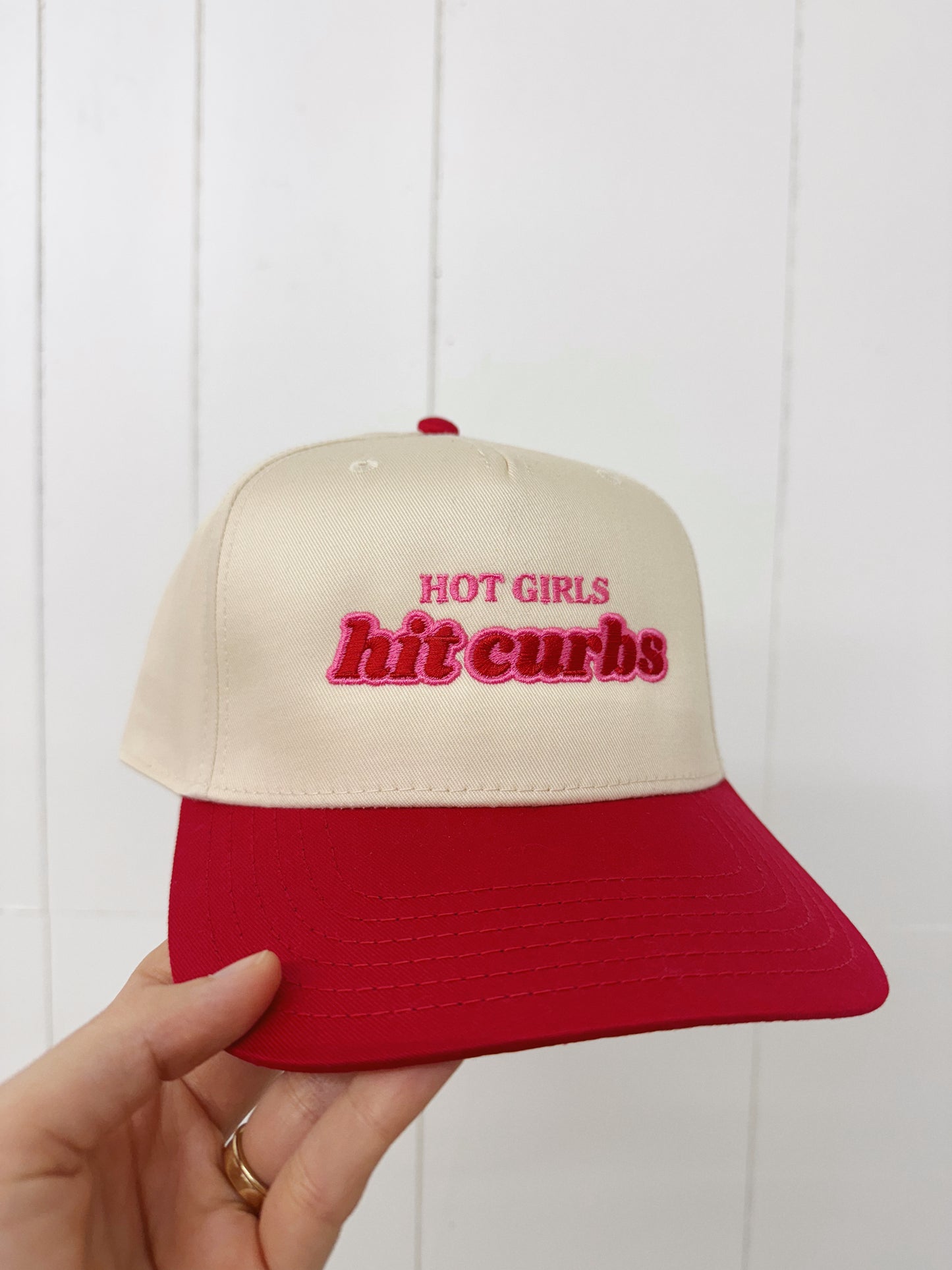 Hot Girls Hit Curbs Trucker Hat