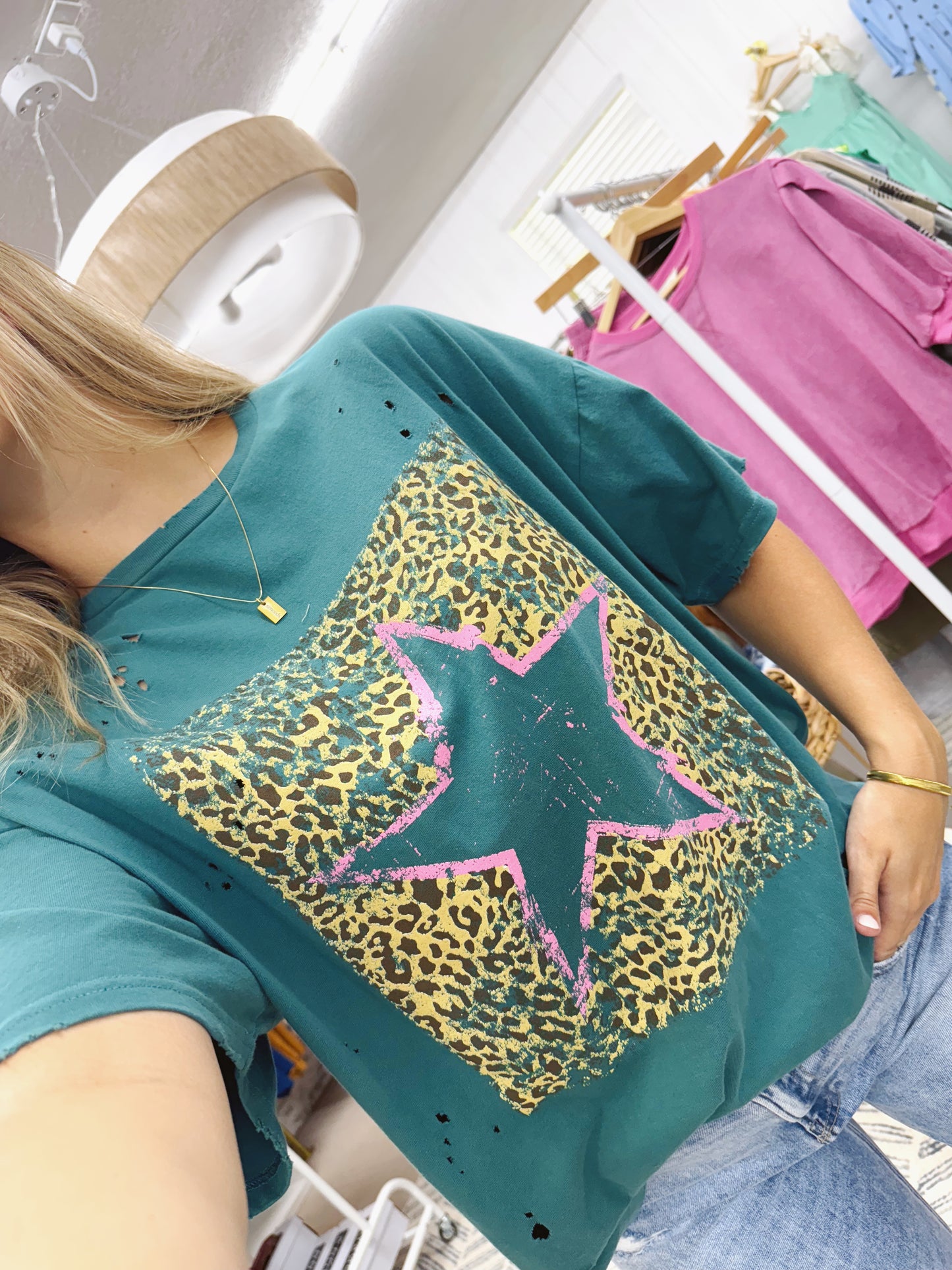 The Star | Distressed Graphic Tee