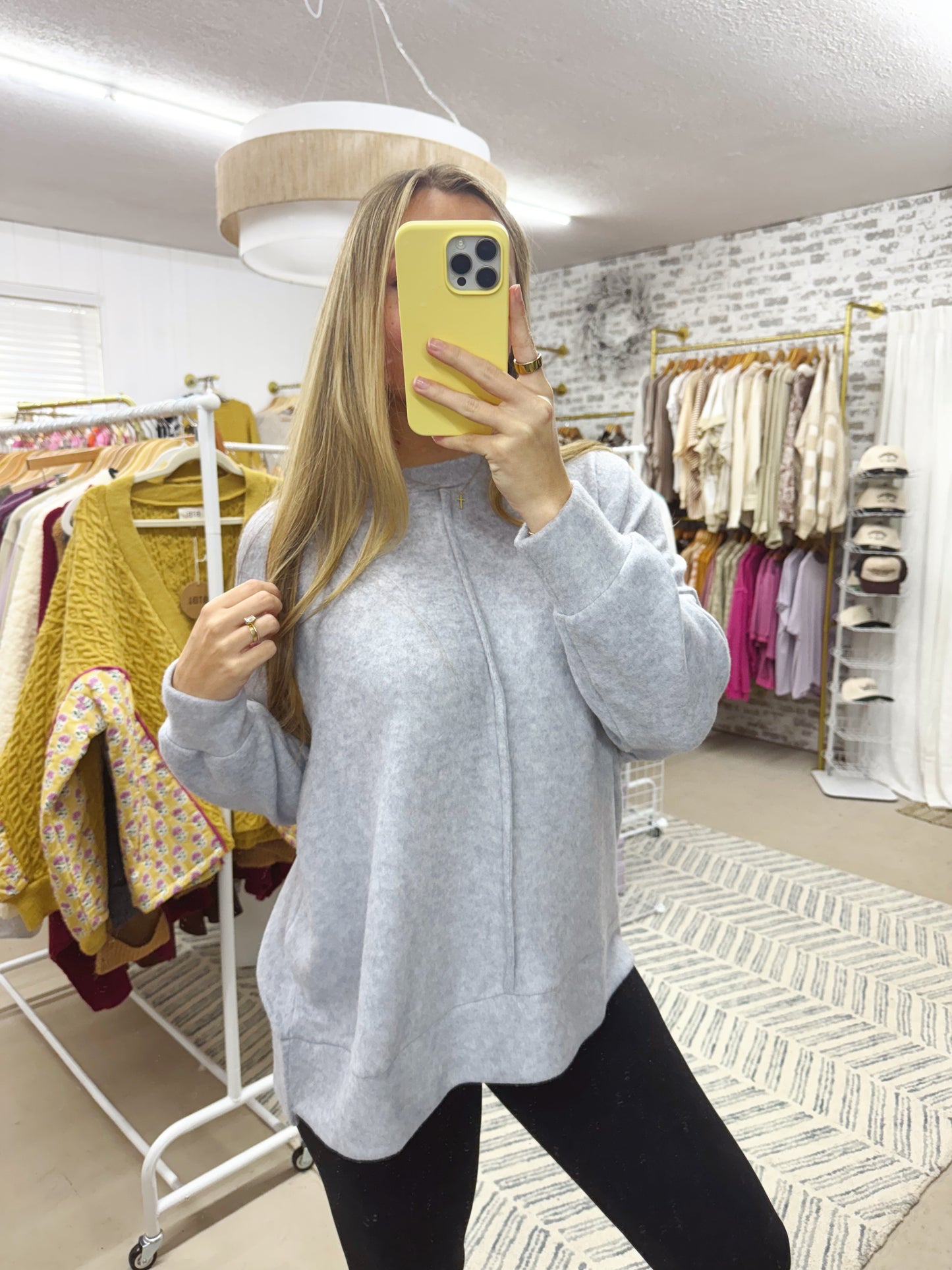 The Emmy | Front Seam Hacci Pullover