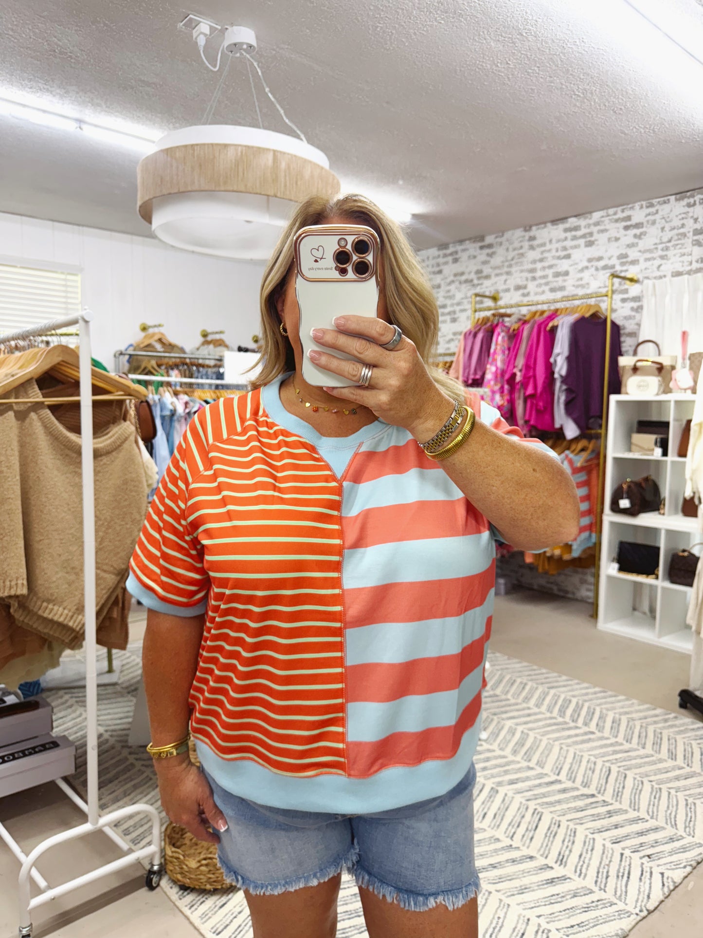 The Marena | Striped Top