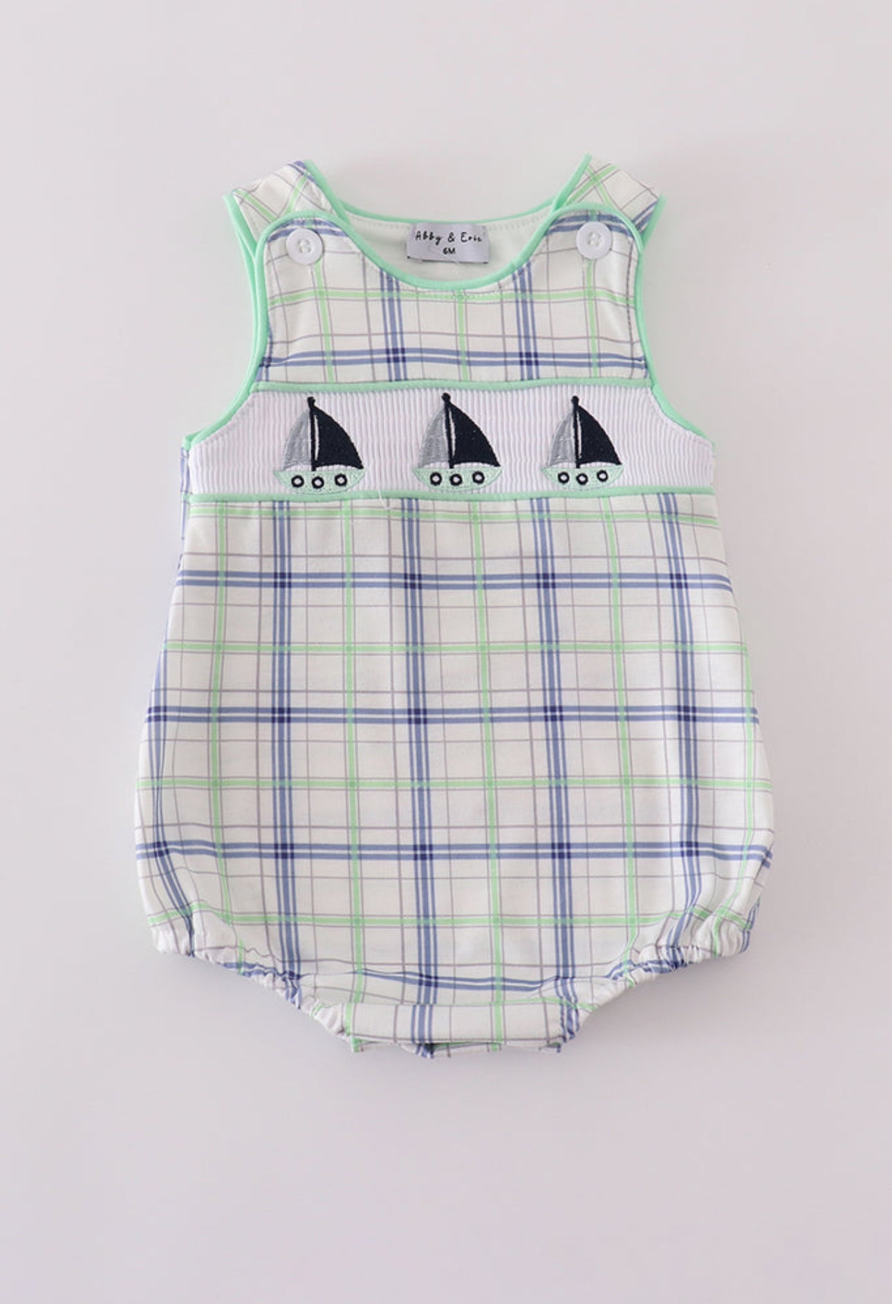 The Sailor | Plaid Sailboat Bubble