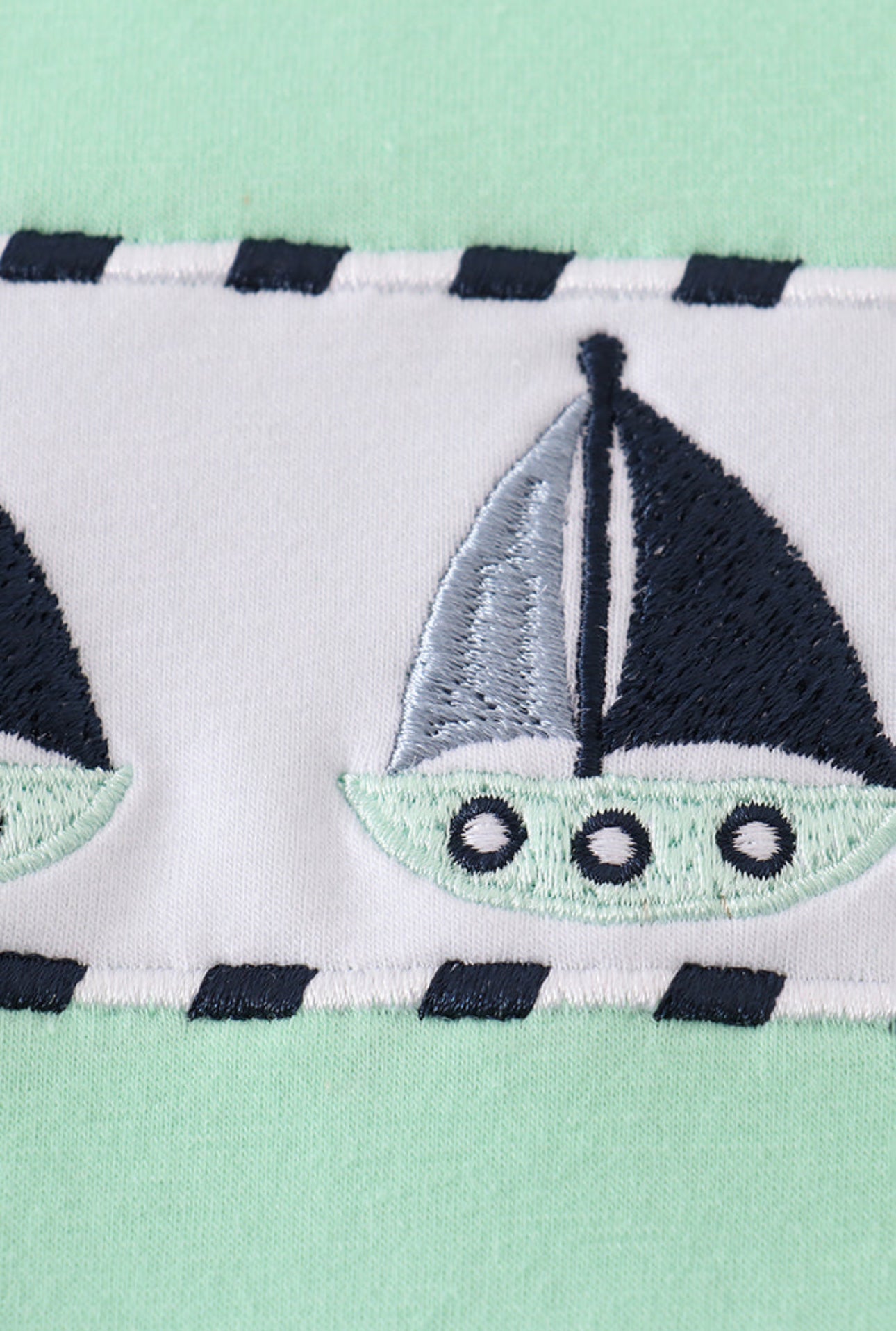 The Camden | Green Sailboat Tee