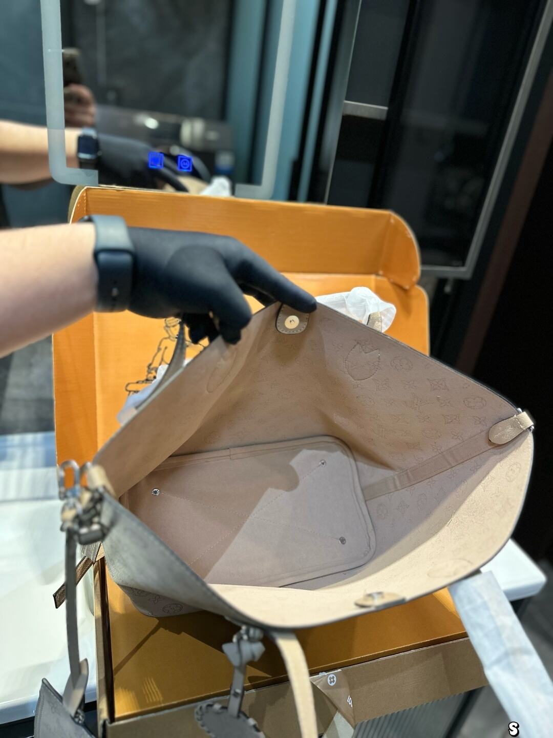LV Inspired Tan Tote