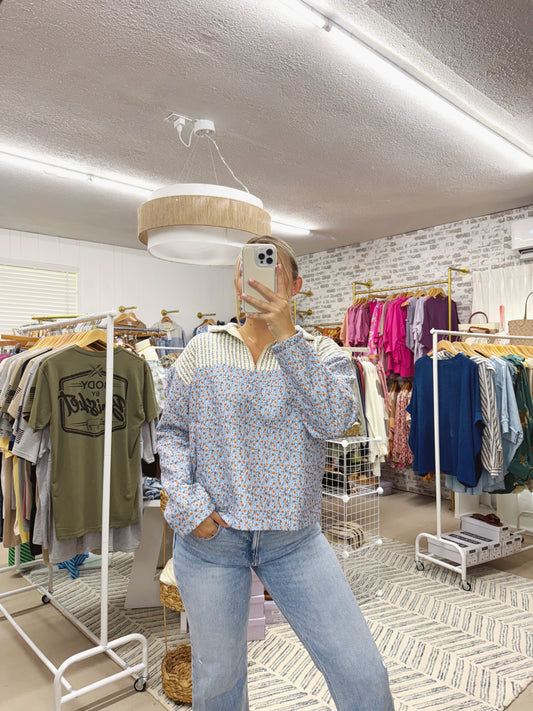 The Patsy | Quilted Pullover